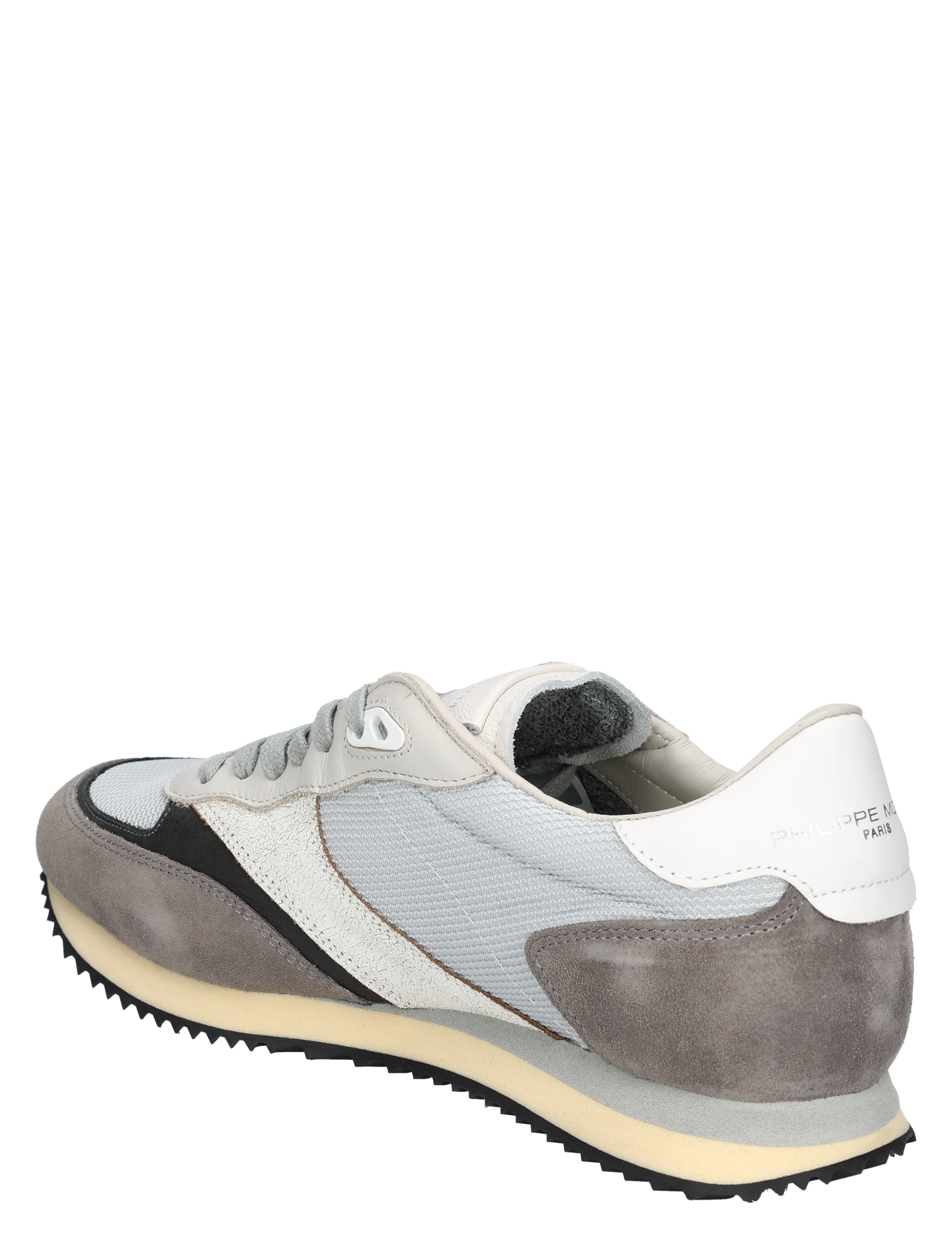Philippe Model - BVLU Blville Low Man W003 Mondial Gris - Heren - Lage Sneakers - Sneakers - 49967_99_4