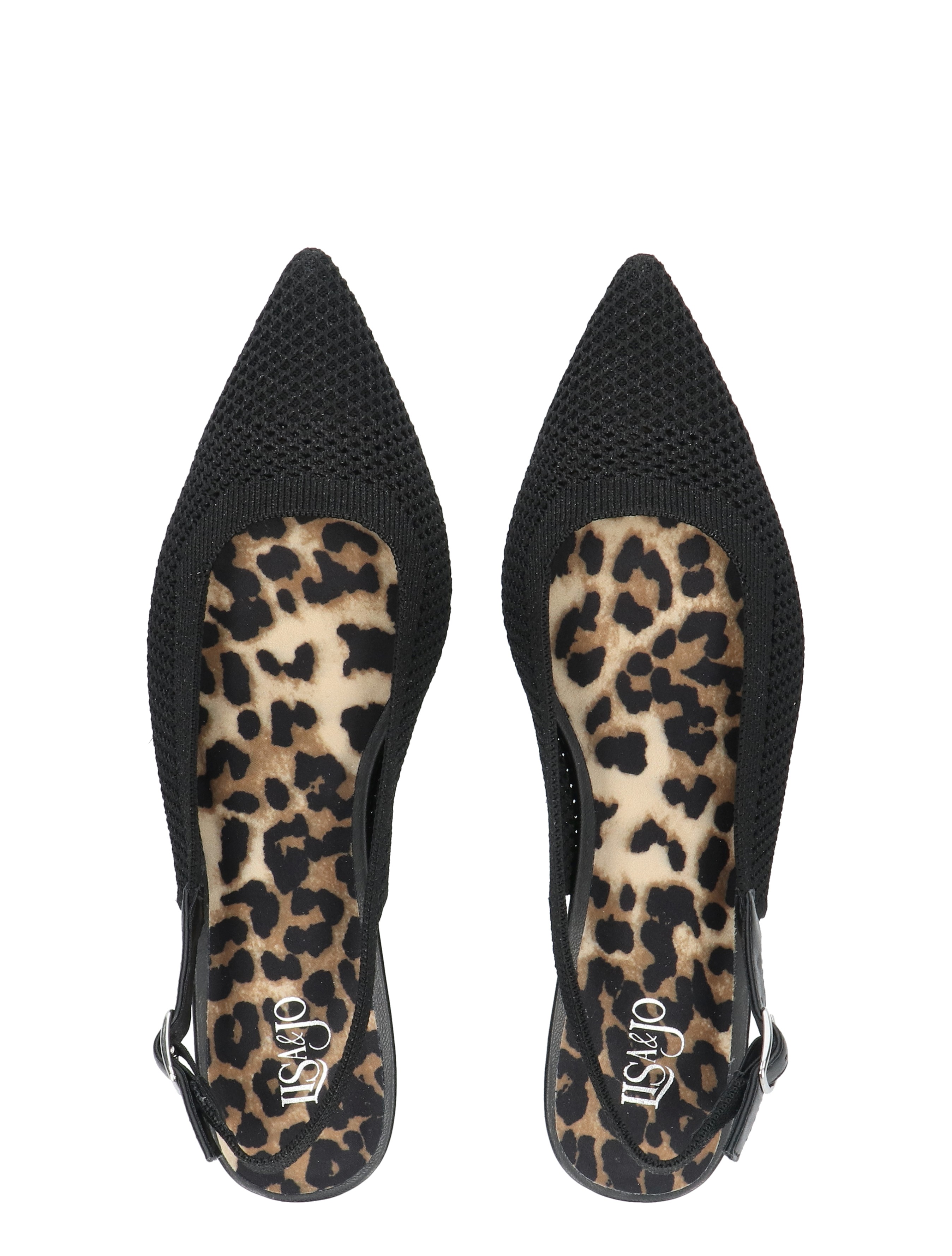 Lisa & Jo - Zuza Black Silver Knit - Dames - Pumps - 50871_11_7