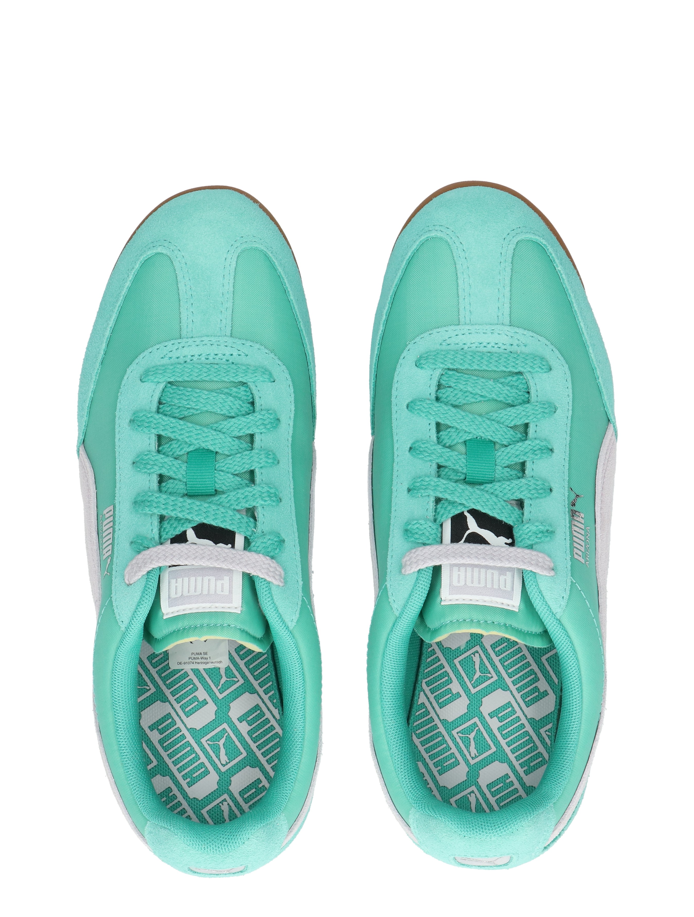 Puma - Arizona Nylon Vibrant Green Lavender - Sneakers - Dames - Lage Sneakers - 49697_66_7