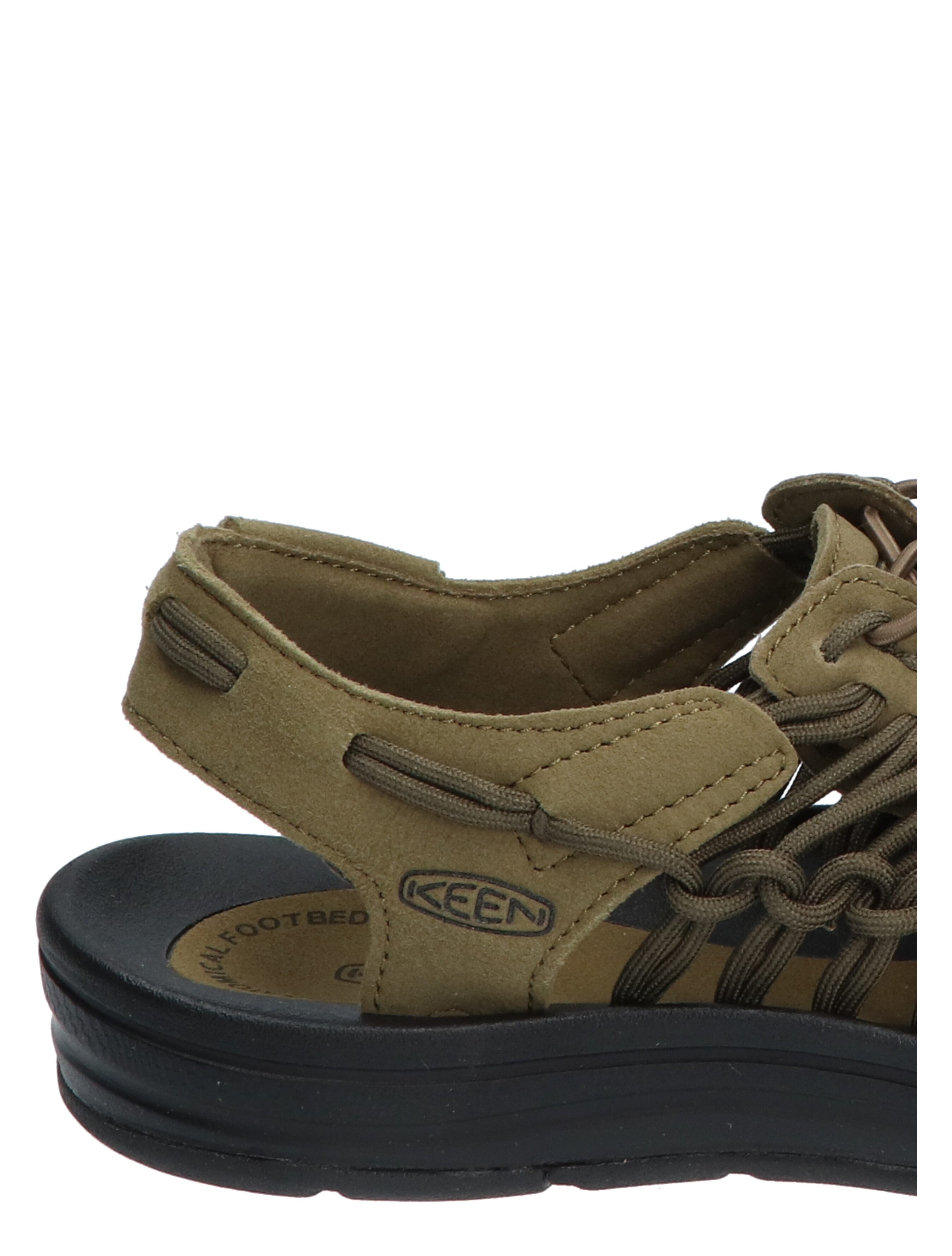 Keen Footwear - Uneek Original Open Air Sneaker Dark Olive Black - Heren - Sandalen - 37918_66_8