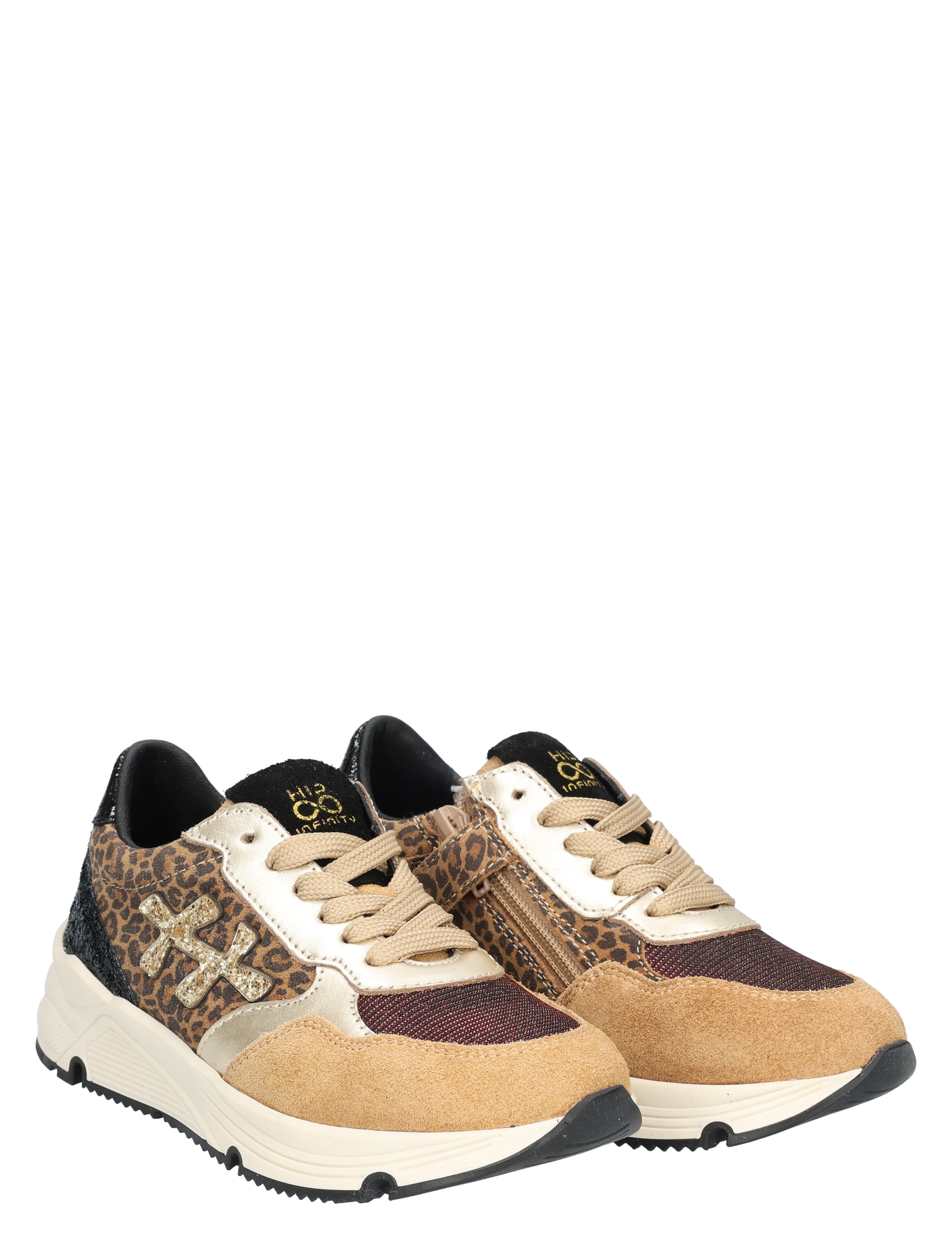 Hip - H1896 Platina - Meisjes - Lage Sneakers - Sneakers - 49277_22_5