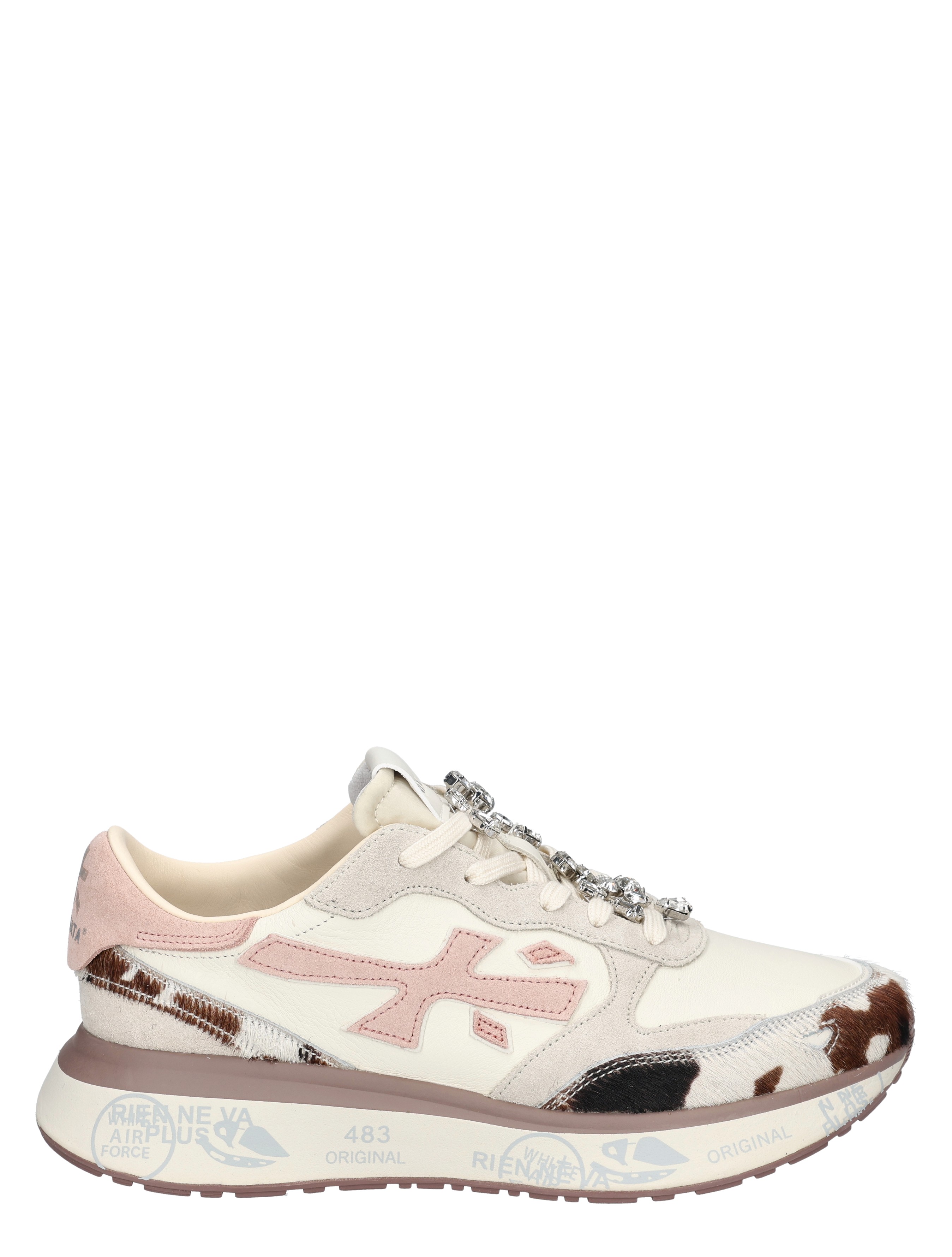 Premiata - Lauryn Women 8456 White - Dames - Sneakers - Lage Sneakers - 51093_88_1