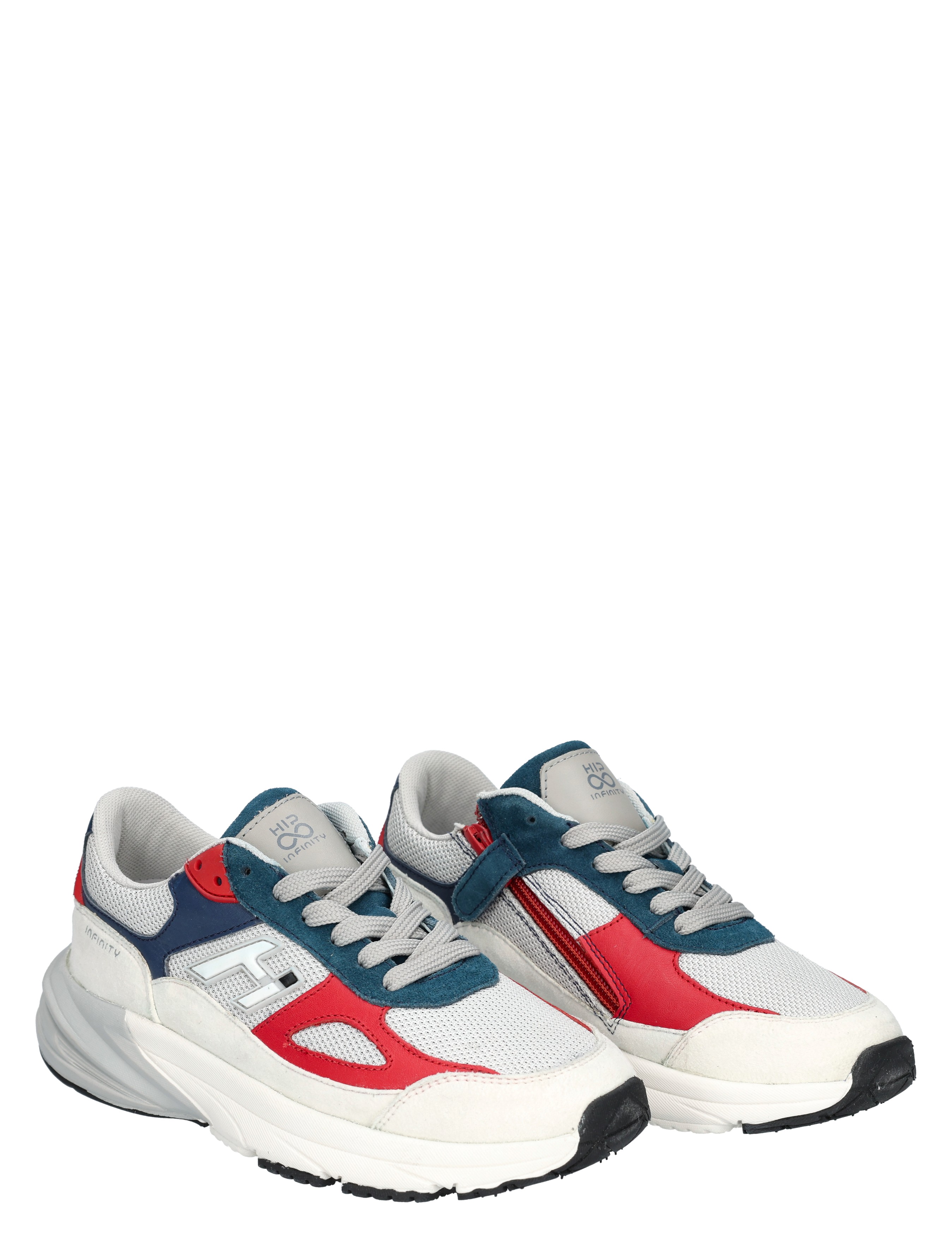 Hip - H1667 Red Combi - Sneakers - Lage Sneakers - Jongens - 50588_84_5