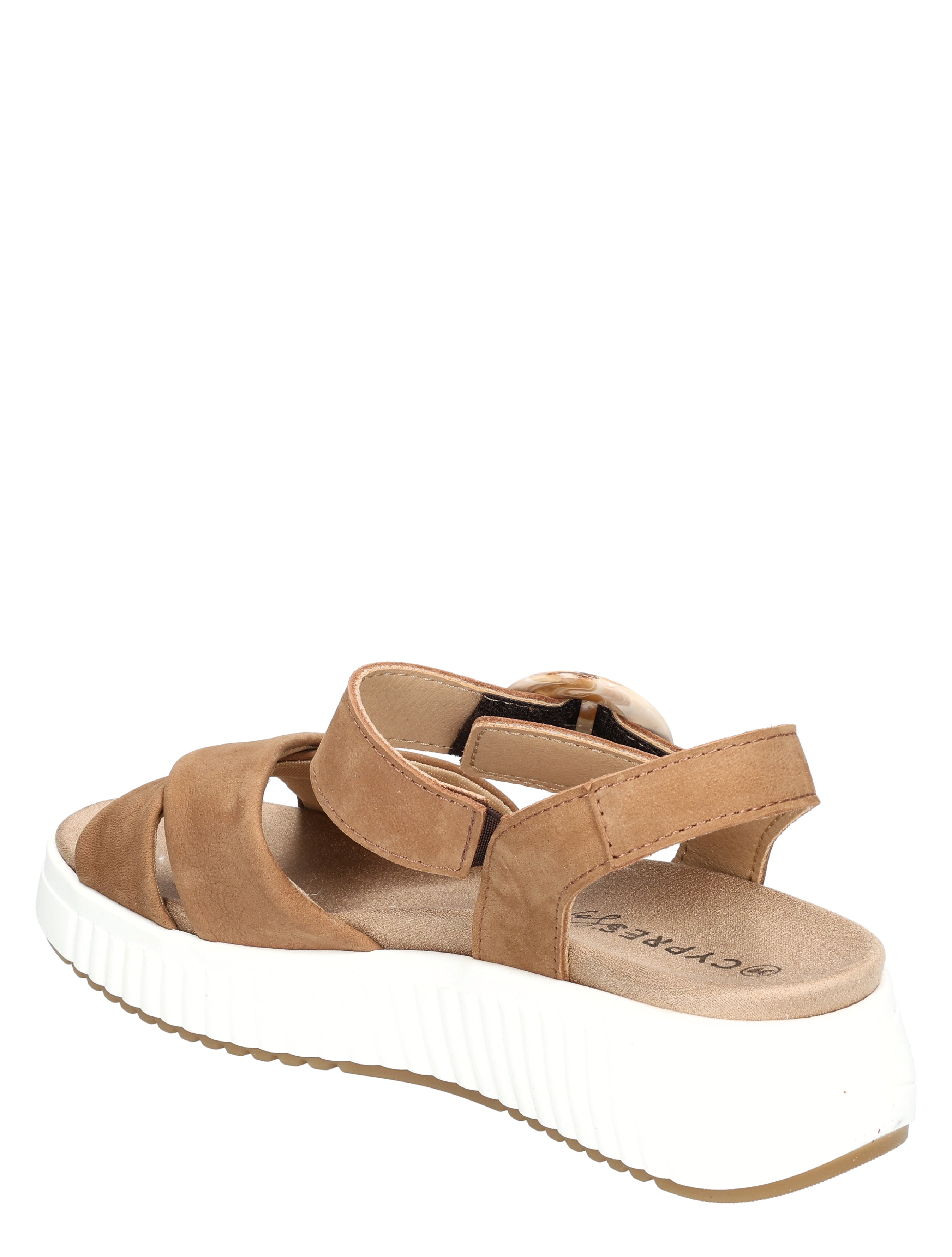 Cypres Soft - Zina 2615592 Tan Nubuk 2156 - Dames - Sandalen - 50847_22_4