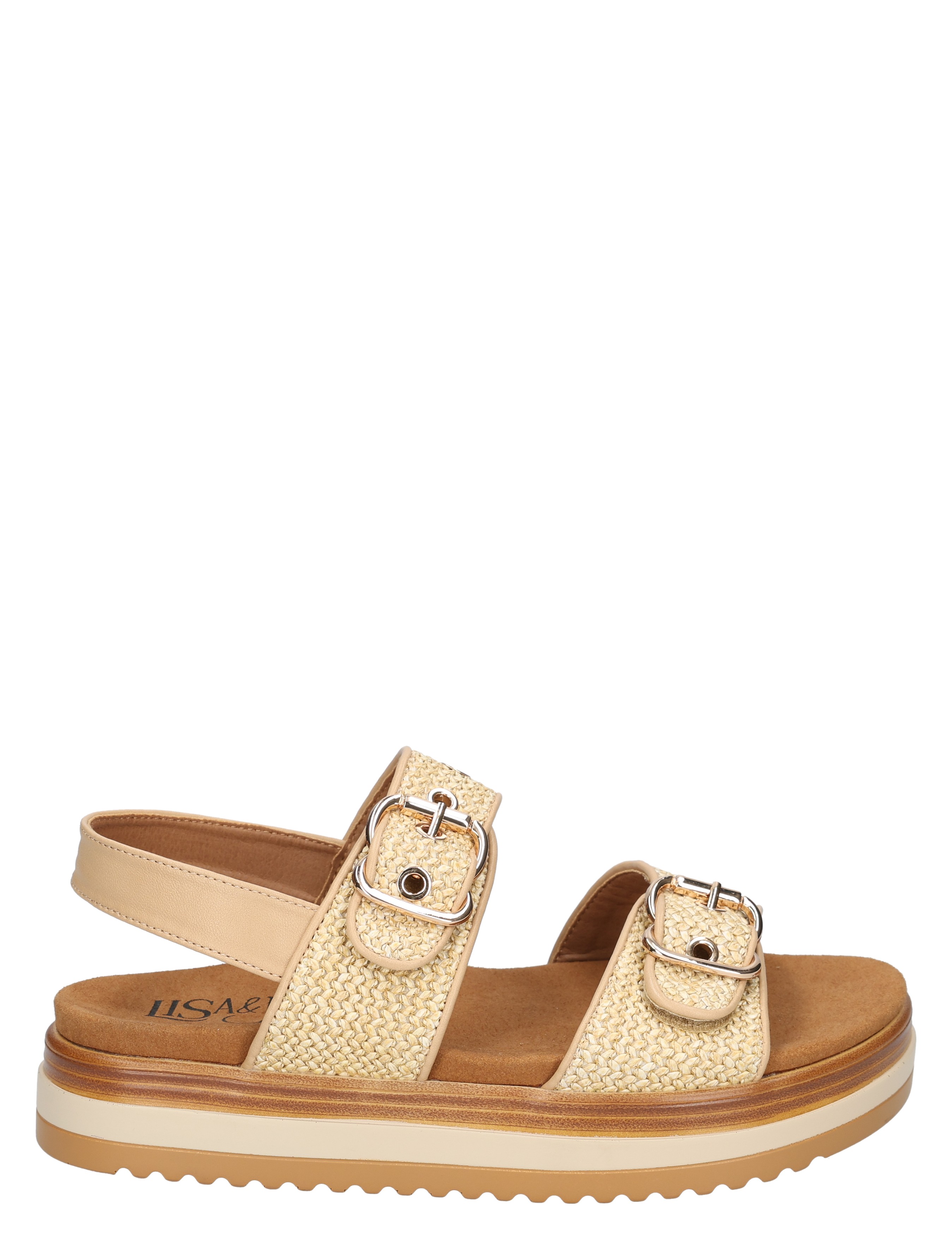 Lisa & Jo - Zette Beige - Dames - Sandalen - 50305_77_1