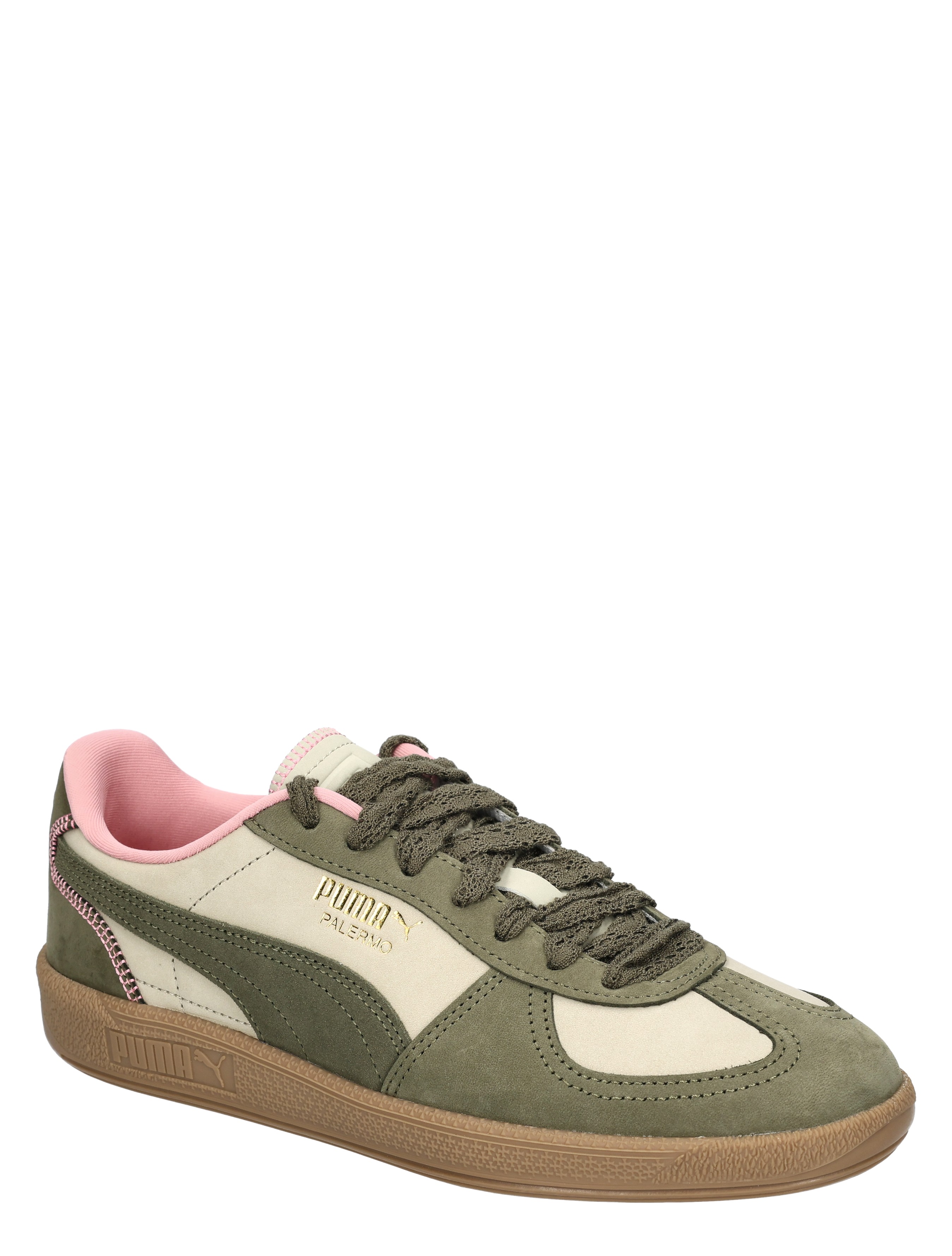 Puma - Palermo Lux 405493 01 Pebble Gray Loden Gr - Dames - Sneakers - Lage Sneakers - 49700_67_3