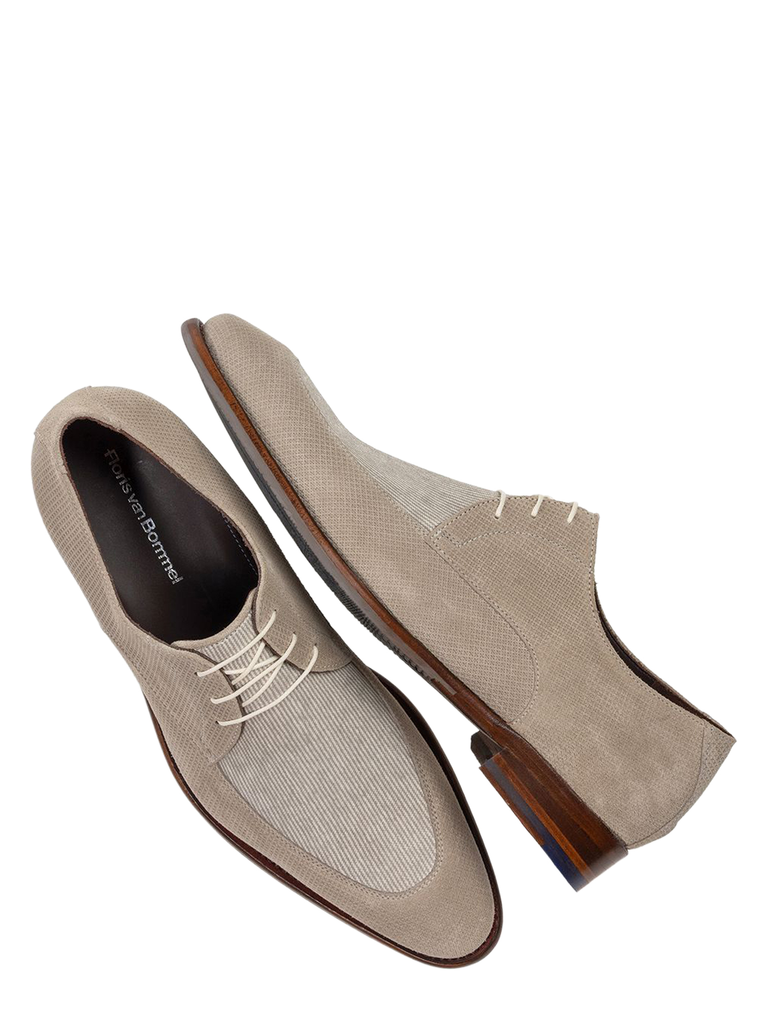 Floris van Bommel - De Stapper 60462 50.06 Light Brown G+Wijdte - Heren - Veterschoenen - Nette Veterschoenen - 51461_77_3