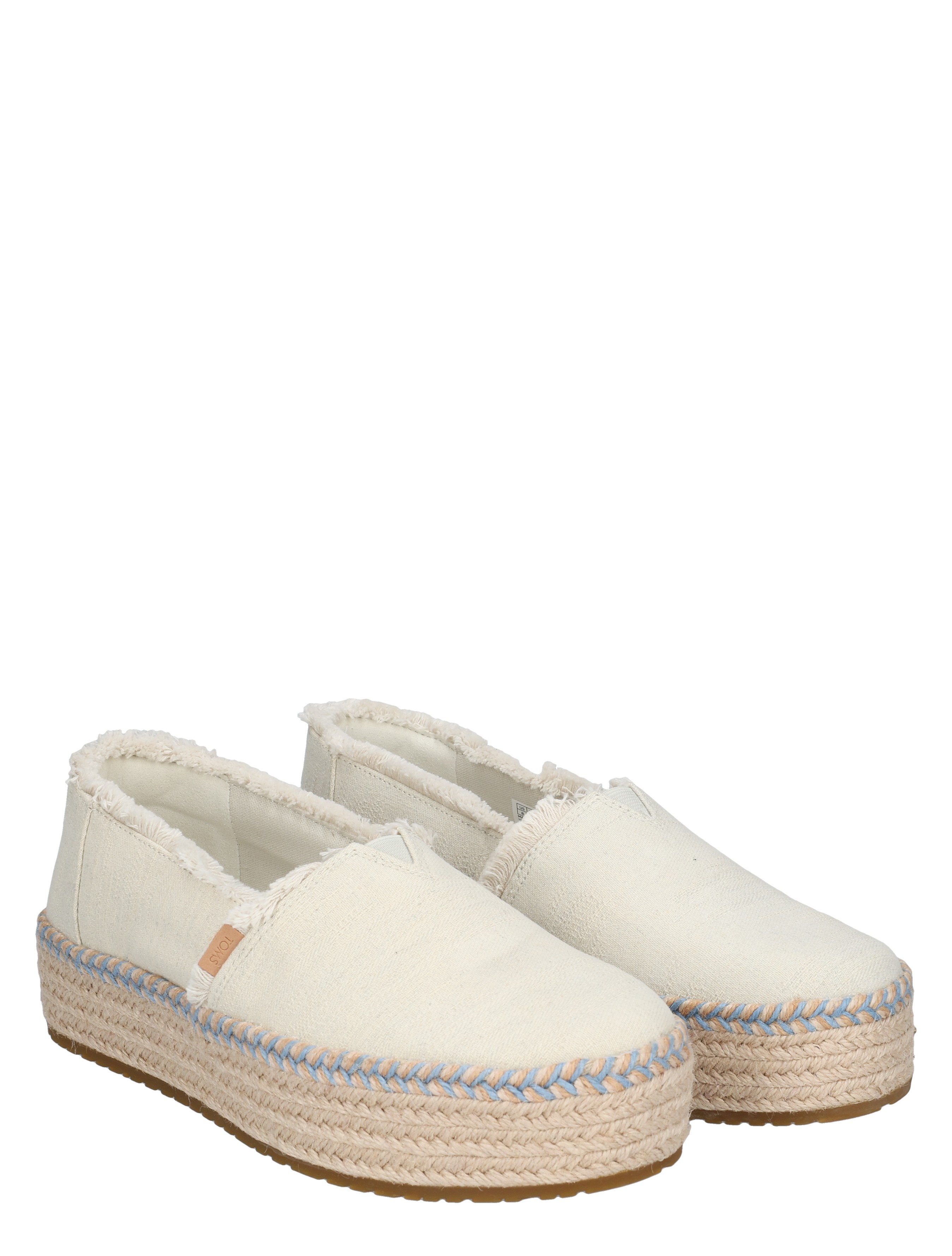 Toms - 10023057 White Onyx Textured D - Dames - Espadrilles - 50344_88_5