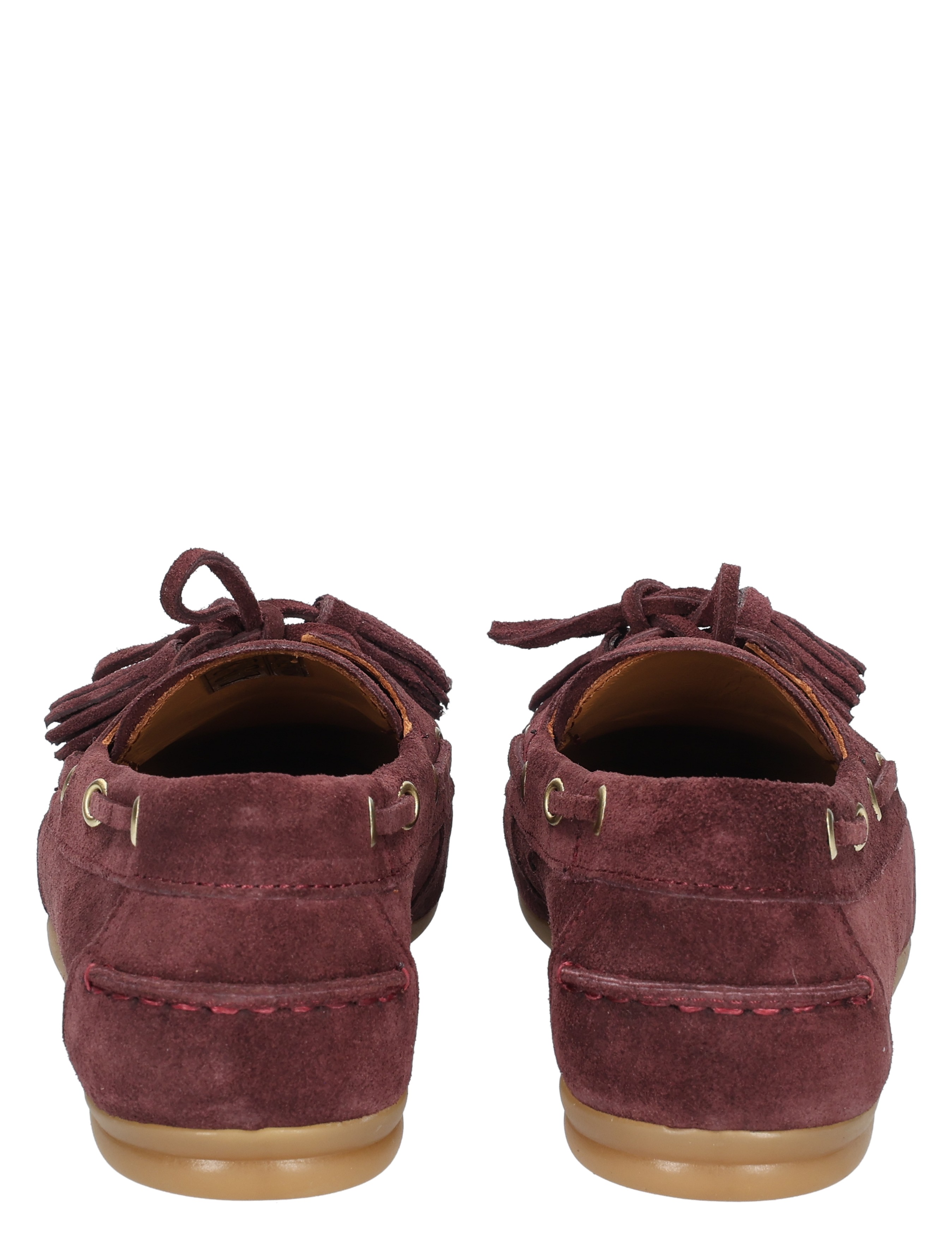 Toral Shoes - Shima Suede Moccasin Bordeaux Gold - Dames - Loafers - 49646_42_6
