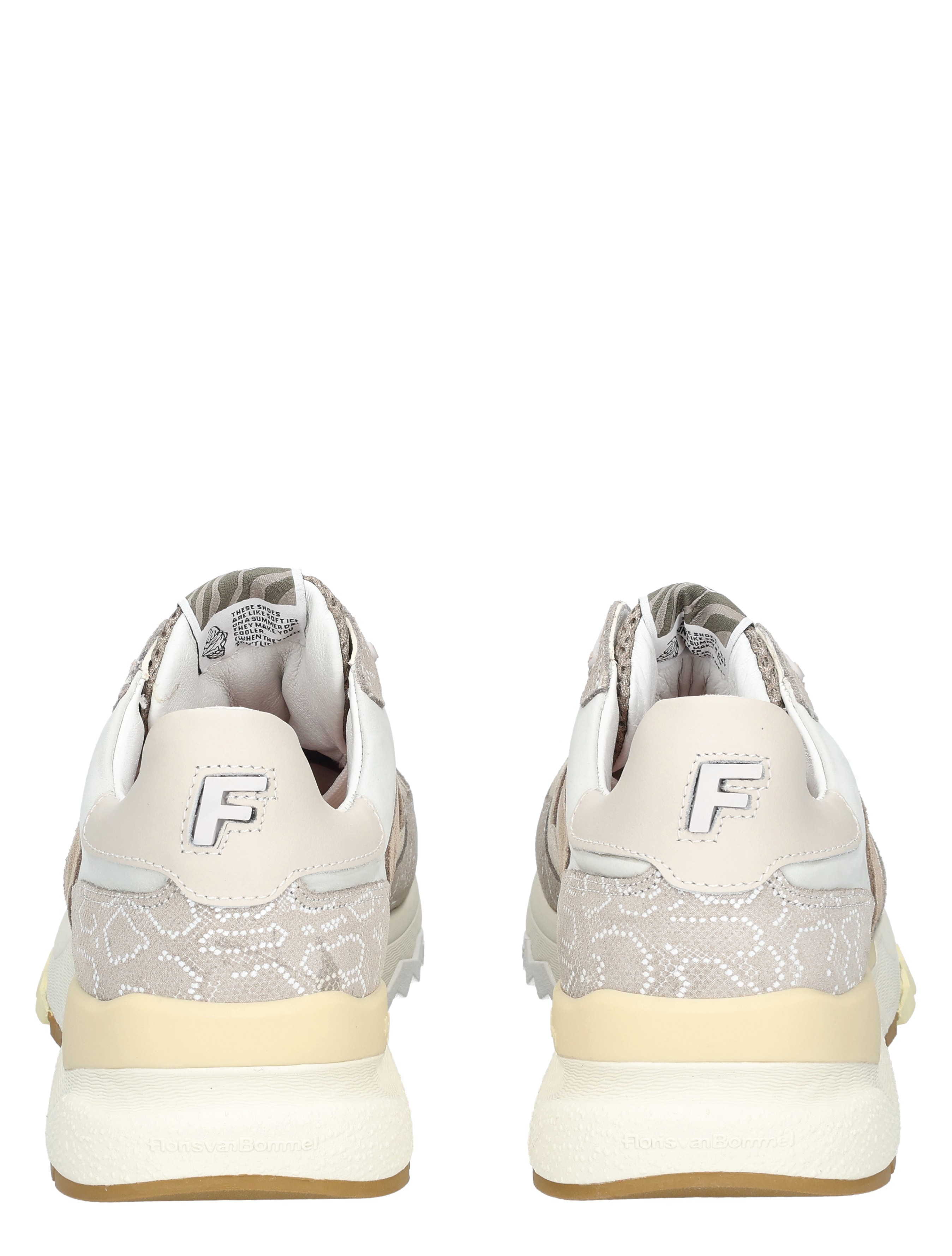 Floris van Bommel - De Treni 10164 34-01 Taupe G-Wijdte - Sneakers - Dames - Lage Sneakers - 50834_77_7