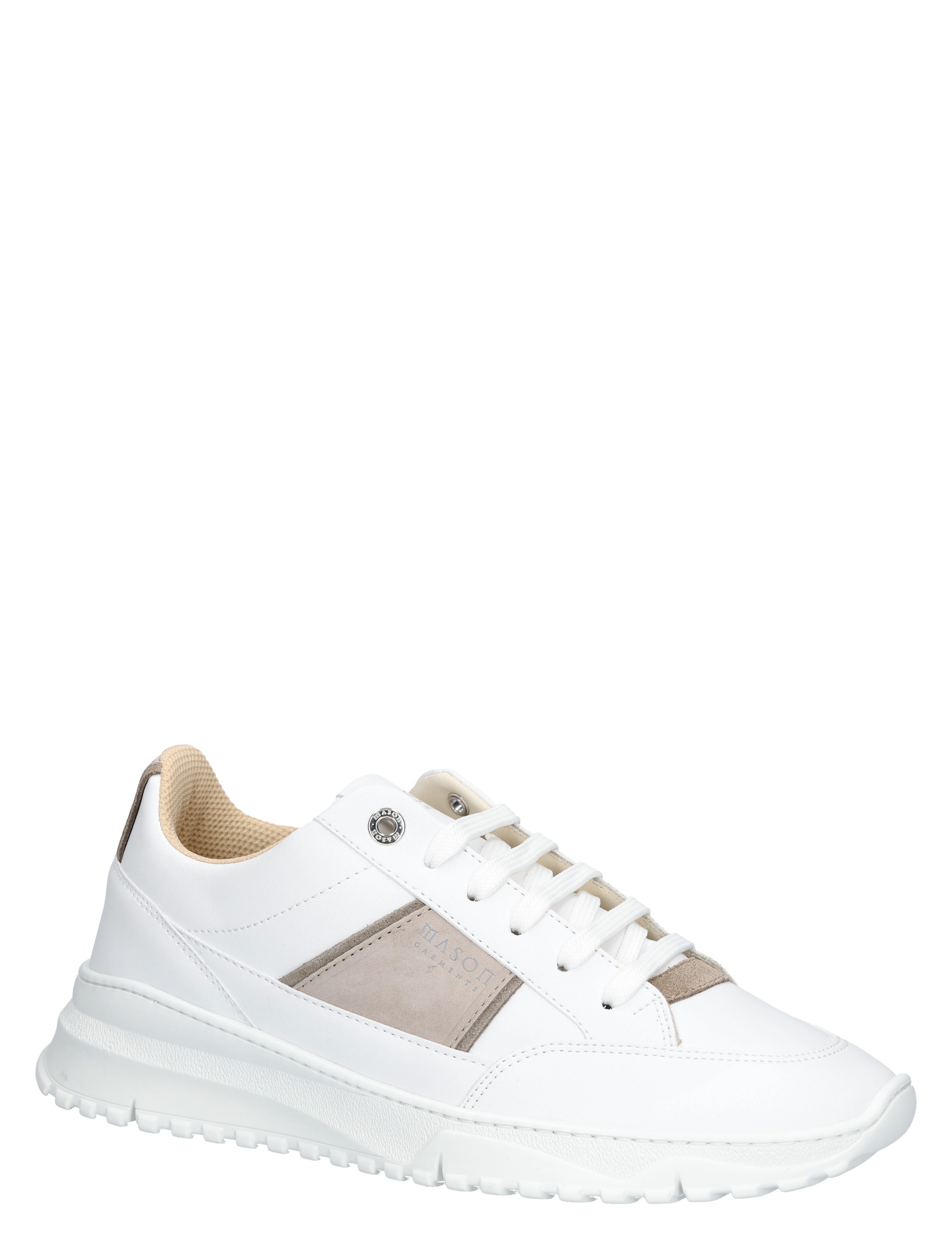 Mason Garments - Tia Runner MG52-10A White - Heren - Lage Sneakers - Sneakers - 48430_88_3
