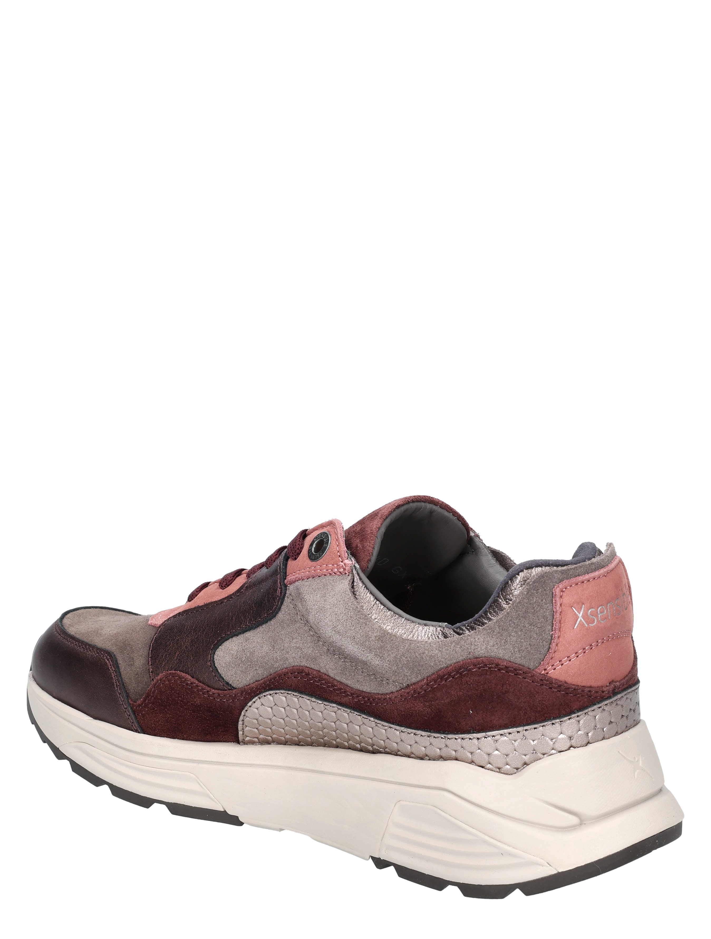 sneaker, sneaker voor dames, suede, multikleur, rubberen zool