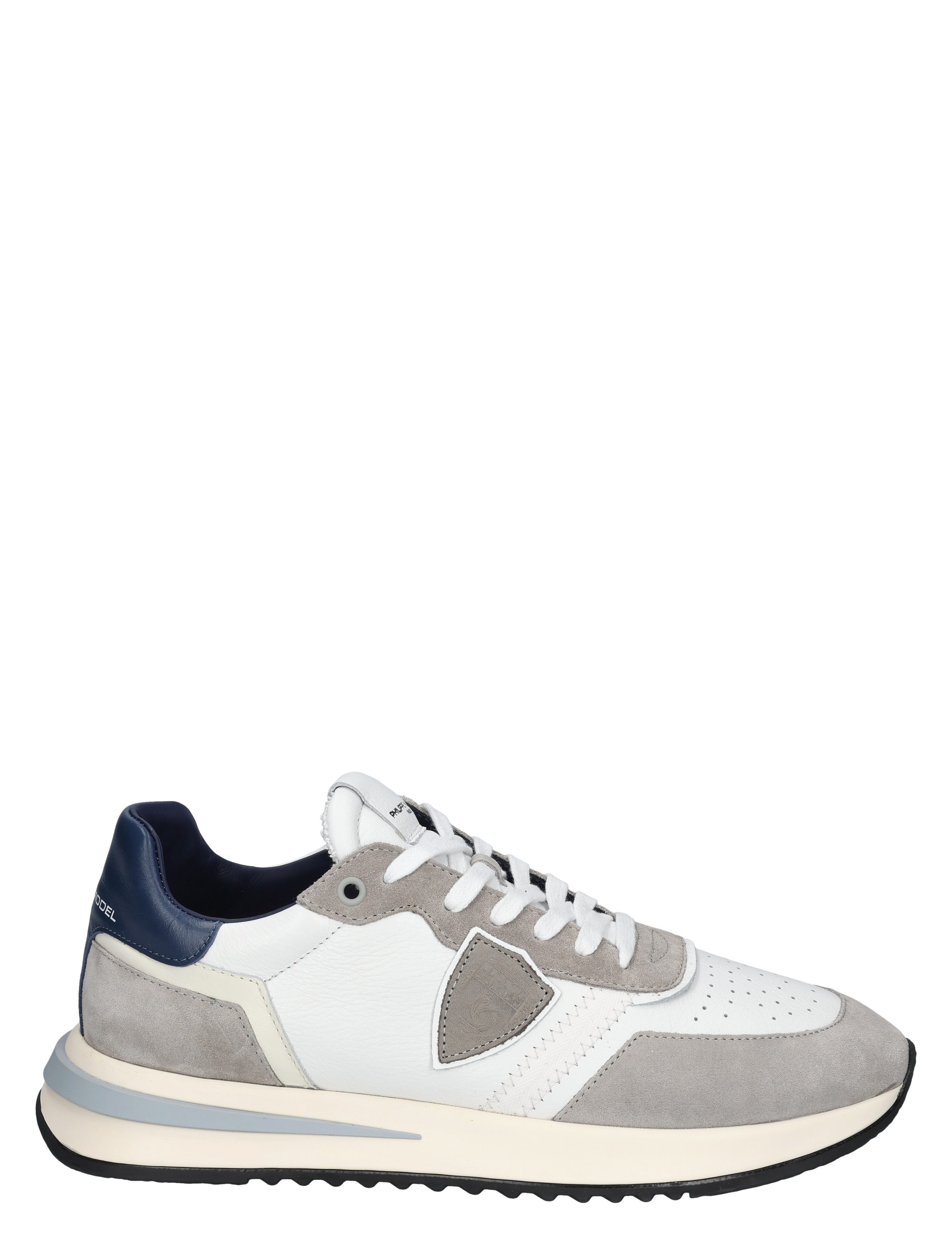 Philippe Model - TYLU Tropez 2.1 Low Man V004 Veau Blanc Blue - Heren - Lage Sneakers - Sneakers - 49969_83_1