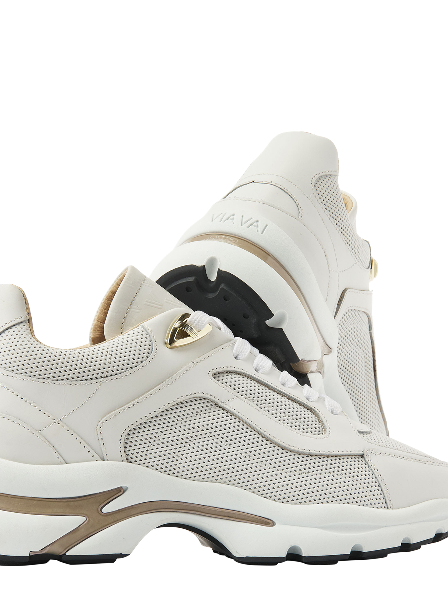 VIA VAI - 62367 Vesper Layla 03-001 Tropez Bianco - Dames - Sneakers - Lage Sneakers - 51349_88_5