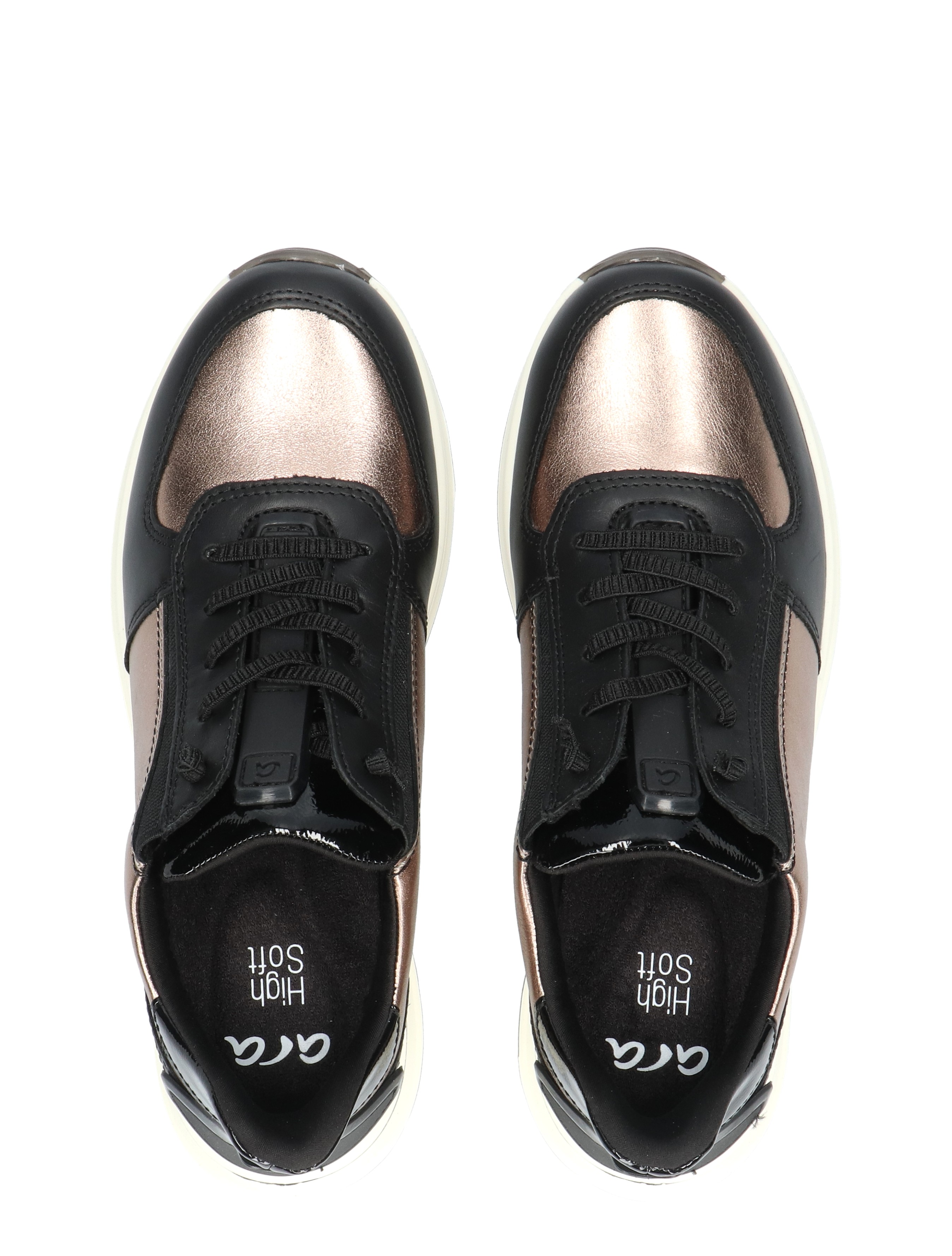 Ara - 12-24836-15 15 SCHWARZ,CASHMERE - Dames - Veterschoenen - Casual Veterschoenen - 48826_53_7