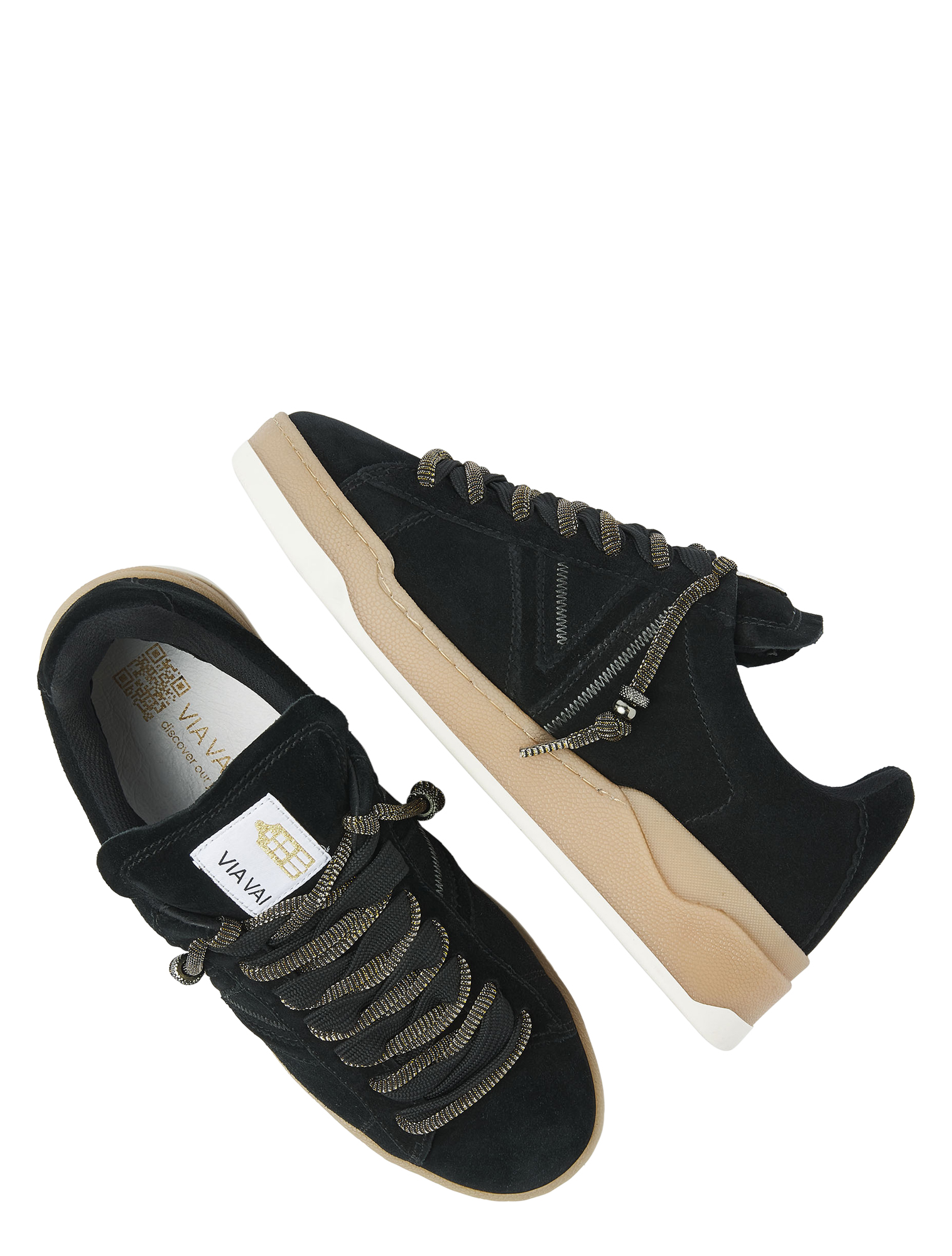 VIA VAI - Sam Kyli 62188 03-900 Black - Dames - Sneakers - Lage Sneakers - 50044_11_4