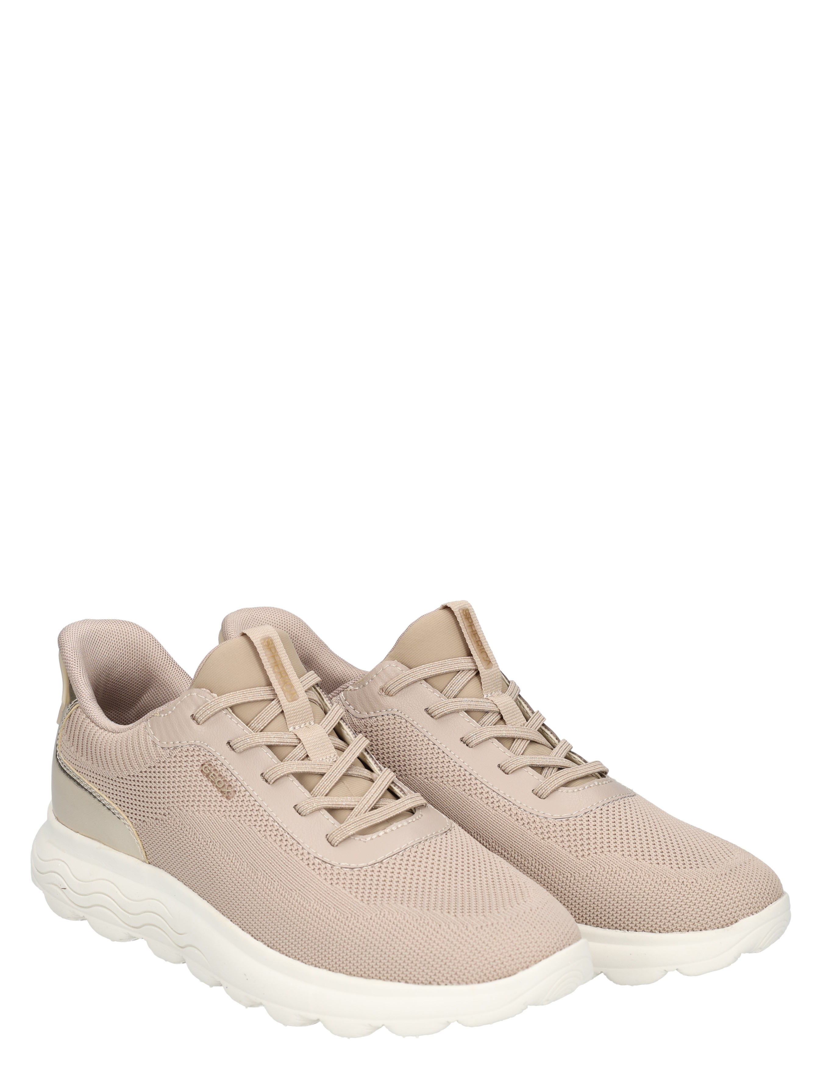 Geox - D557MA Spherica Women Taupe Gold - Sneakers - Dames - Slip On Sneakers - 49743_77_5