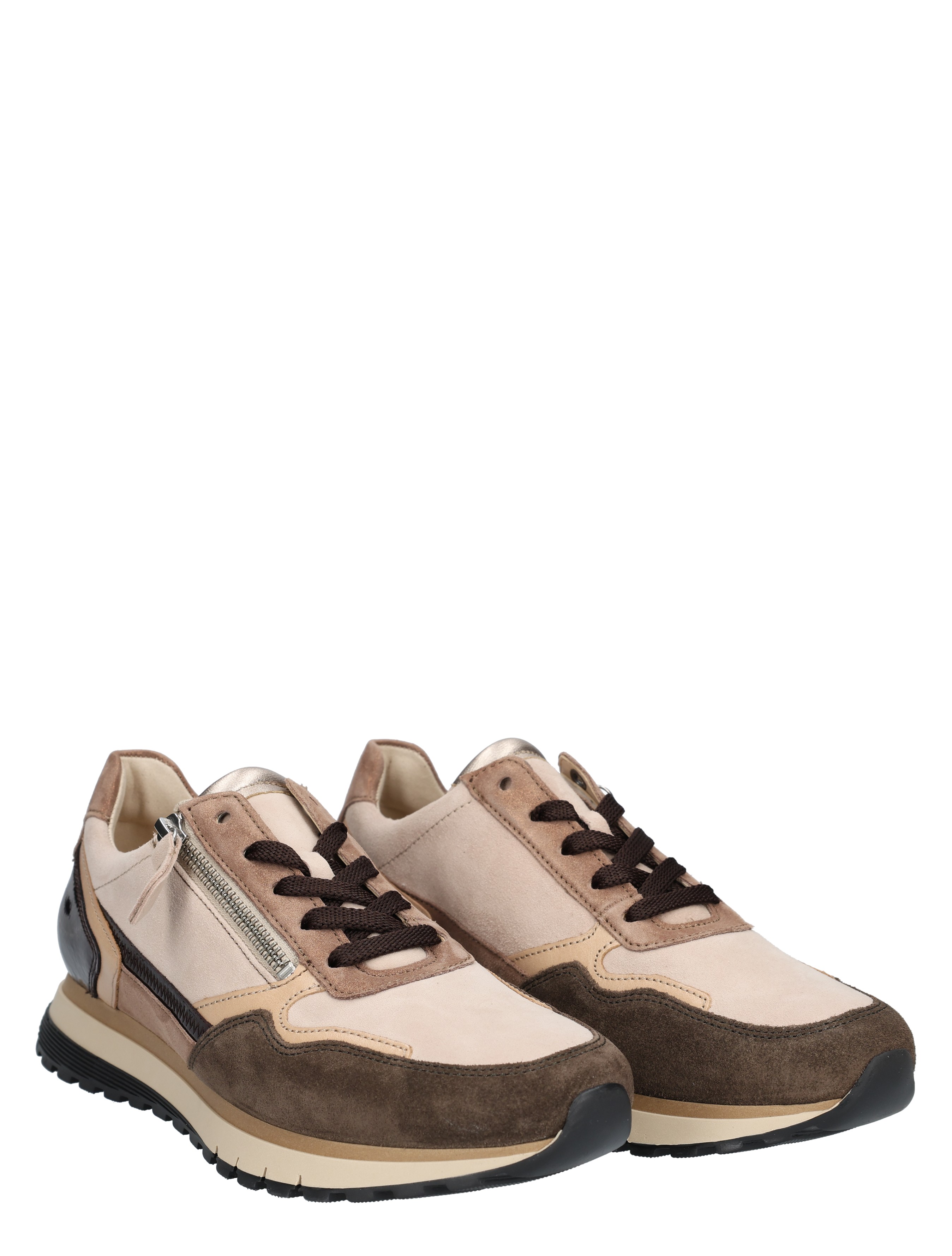 Gabor - 76.378.33 Oak Brown Combi H-Wijdte - Dames - Veterschoenen - Casual Veterschoenen - 48911_77_5