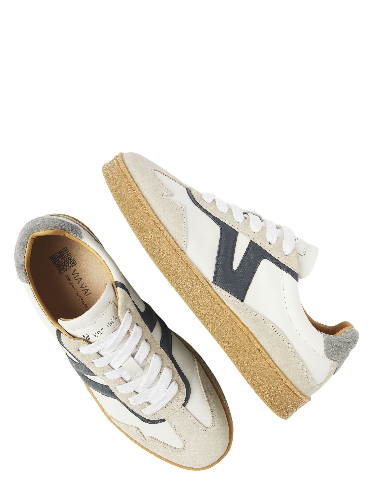 VIA VAI - 11410 Zane Dexter  01-1118 Cross Zaffiro - Heren - Lage Sneakers - Sneakers - 51312_83_4