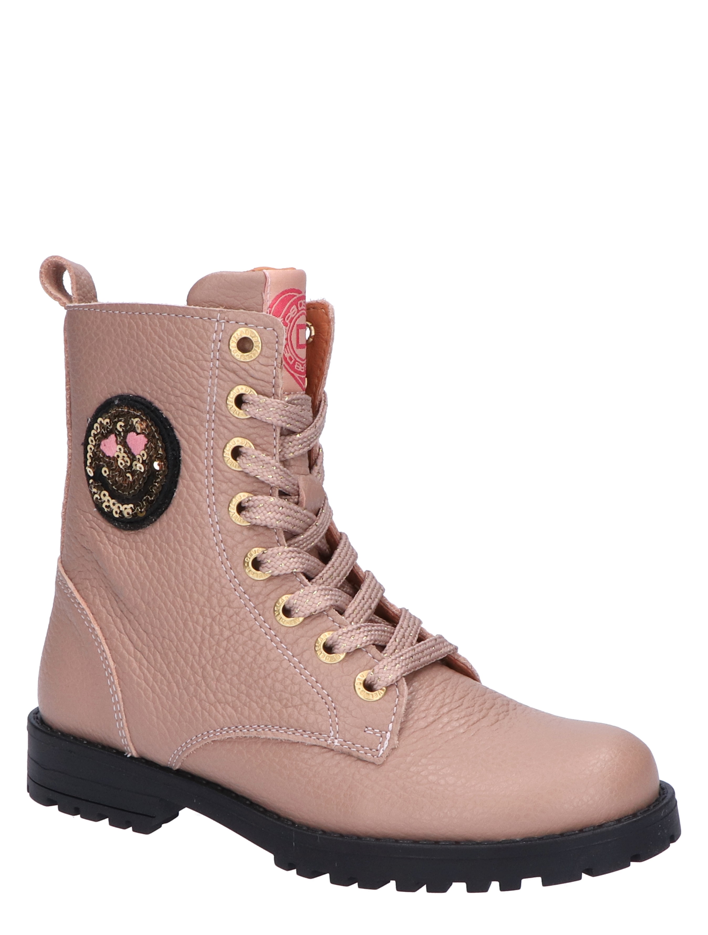 Develab - 42950 472 Old Pink Nappa - Meisjes - Veter Boots - Boots - Biker Boots - 45708_48_3