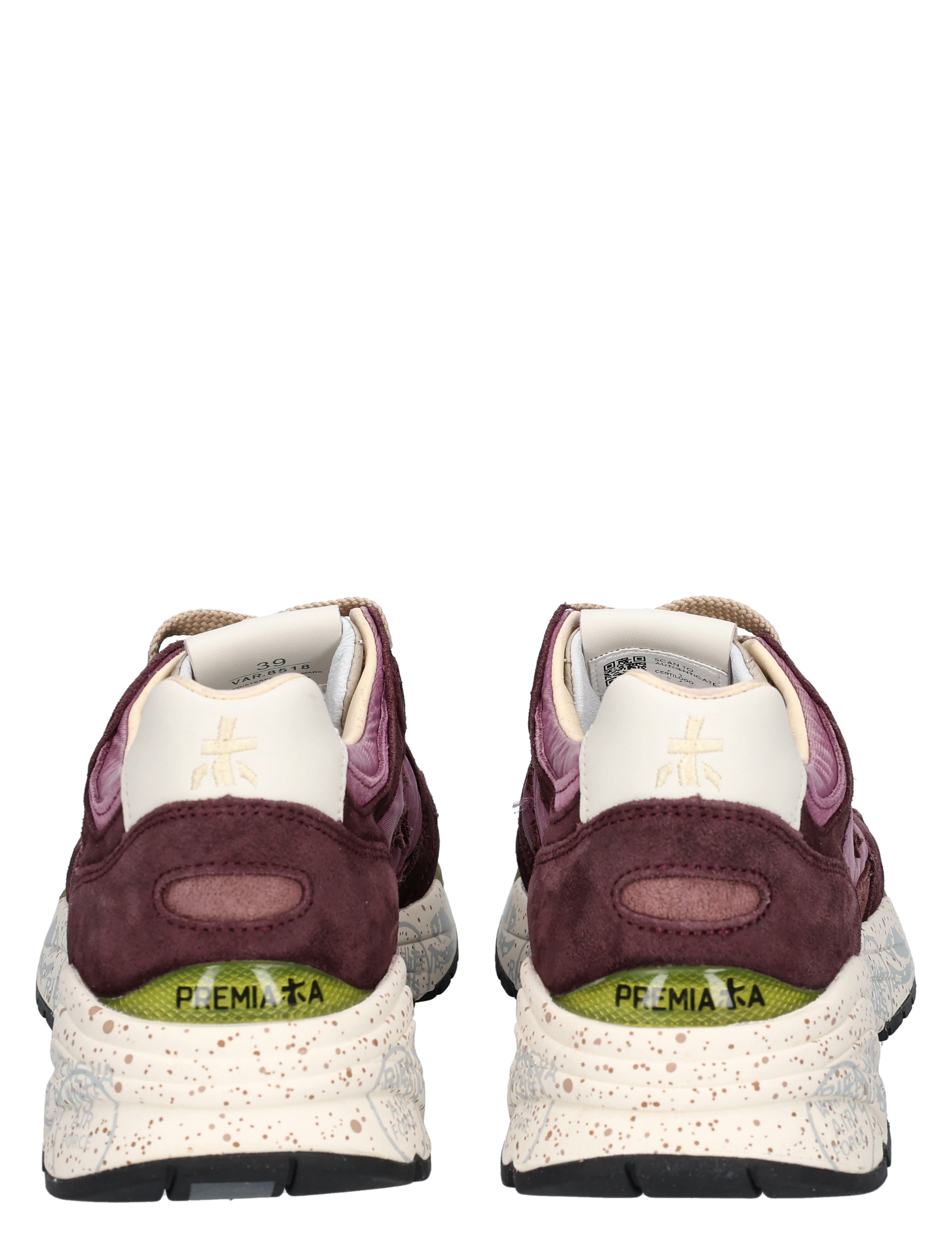 sneakers, sportschoen, lila, suède, zwarte zool