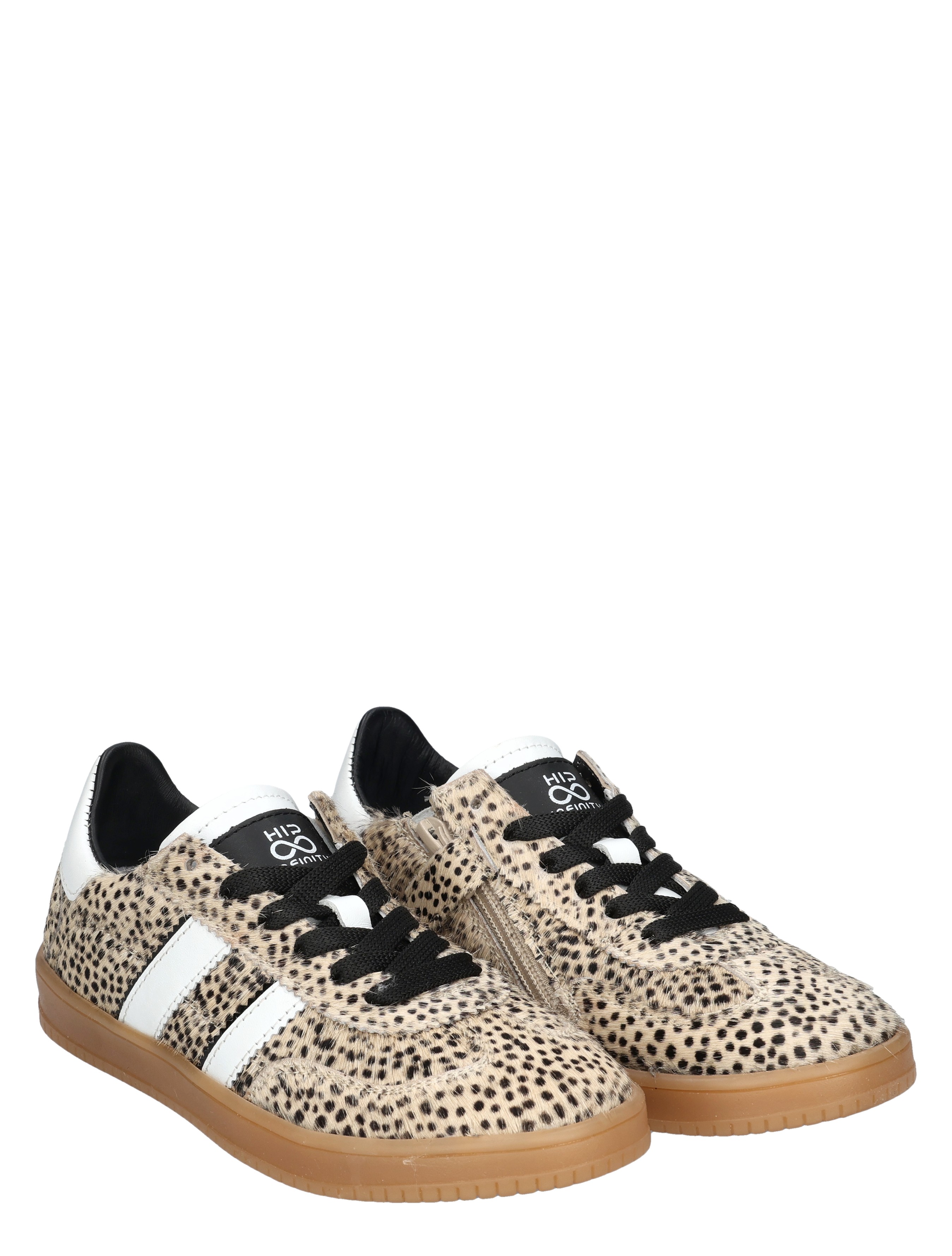 Hip - H1500 White Black - Meisjes - Veterschoenen - 50590_71_5