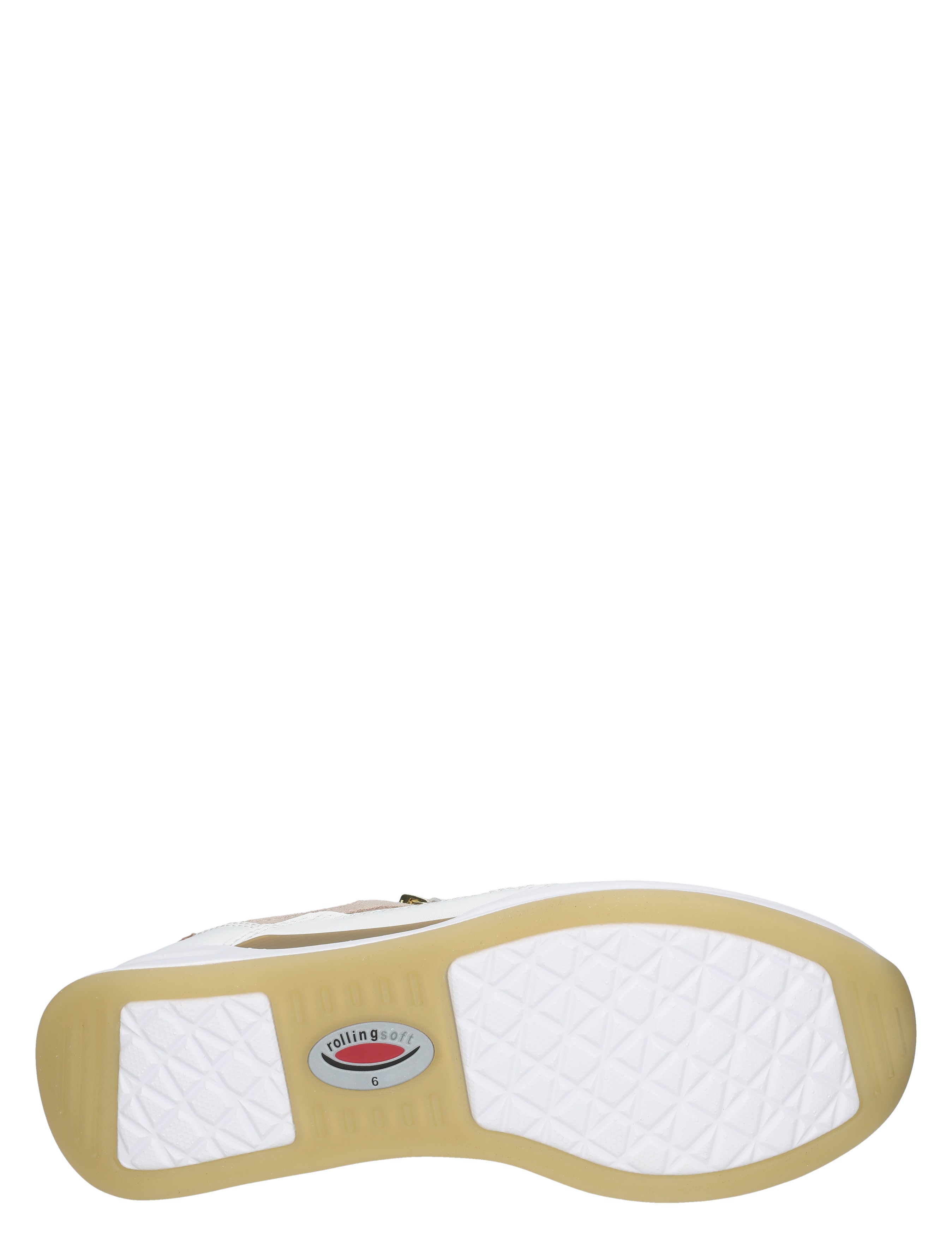 Gabor Rollingsoft - 86.958.52 52 weiss/oasi/platino - Dames - Veterschoenen - Casual Veterschoenen - 49993_88_8