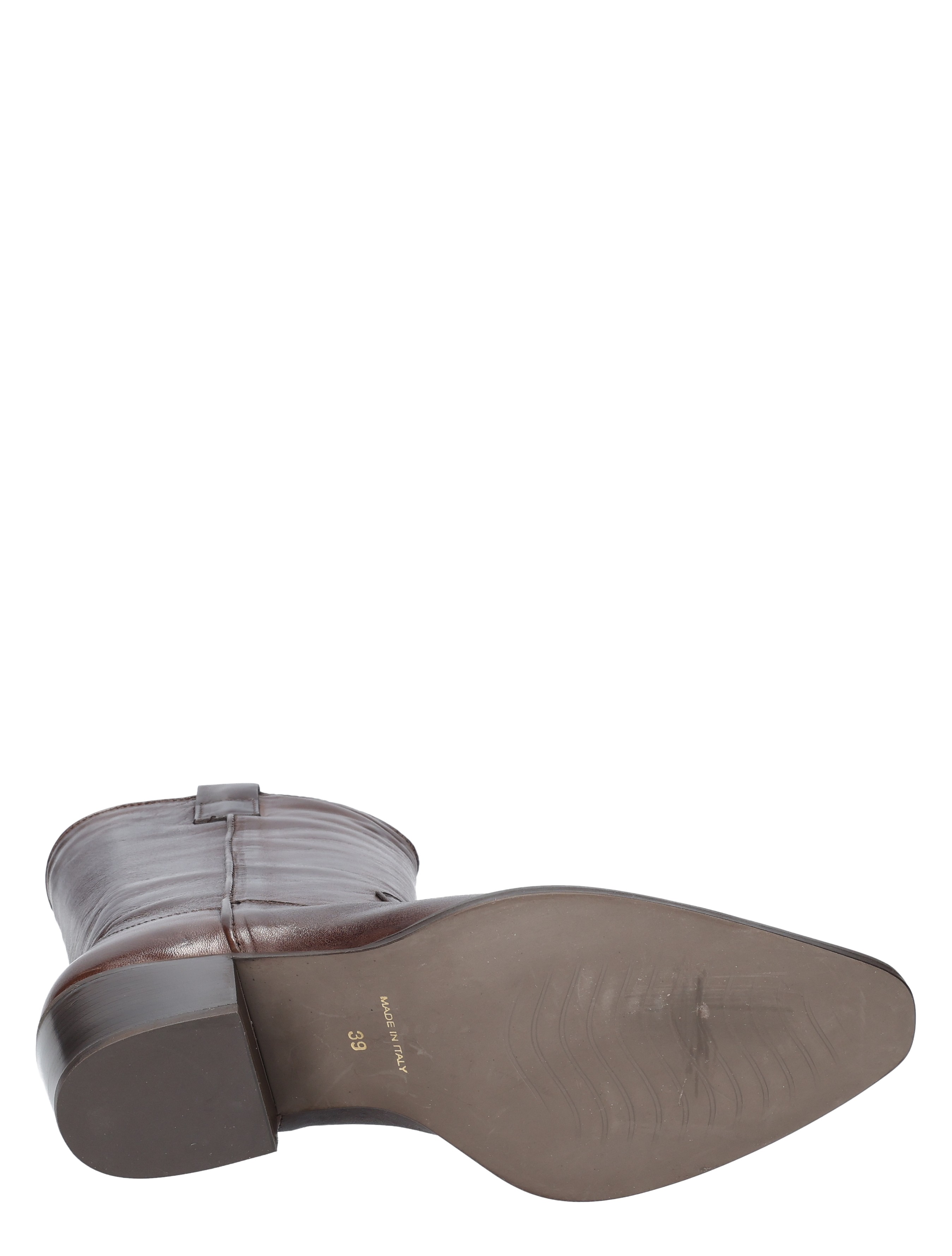 boot, ankle boot, brown, leder, made in italy
