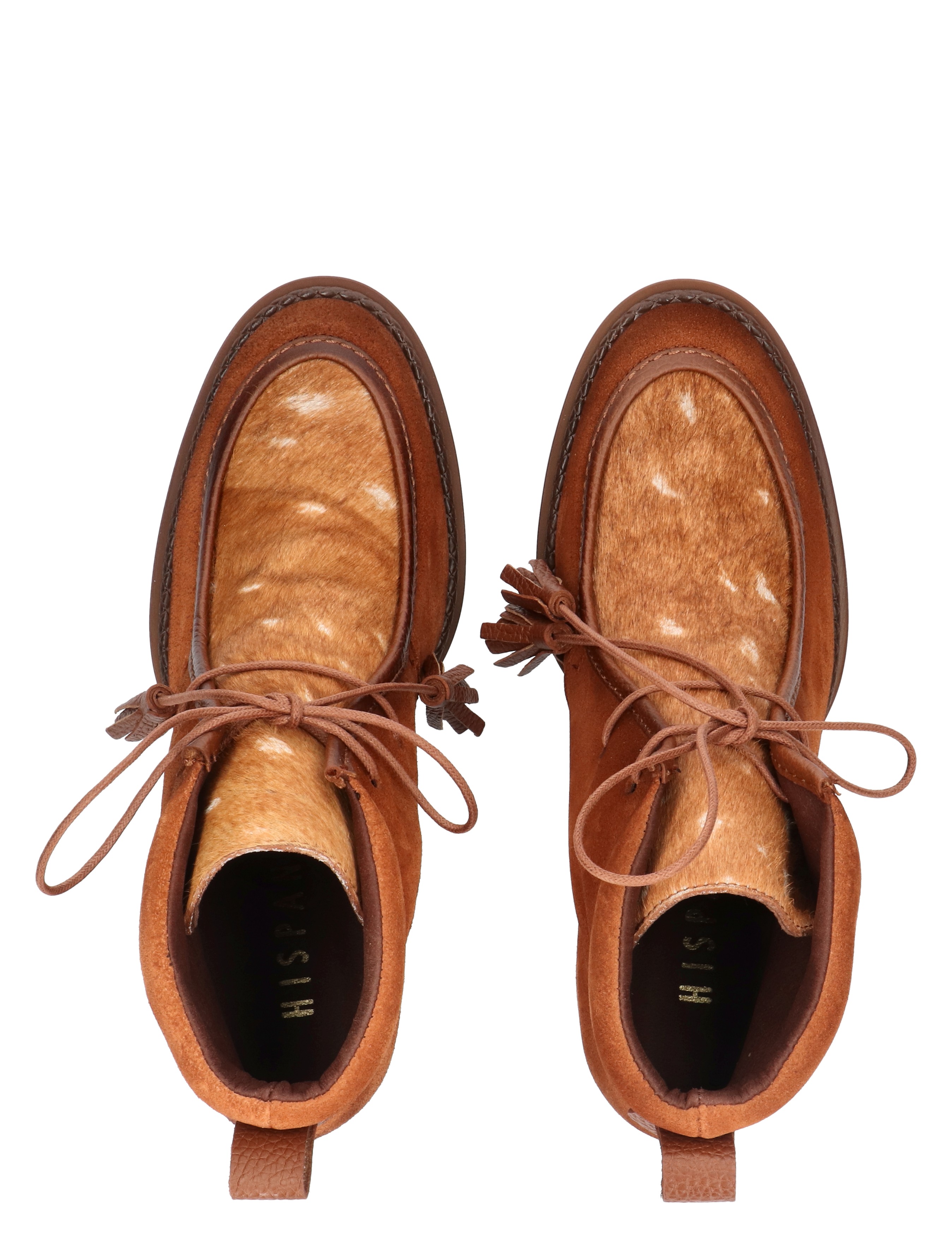boots, leer, bruin, mocassin, tassels