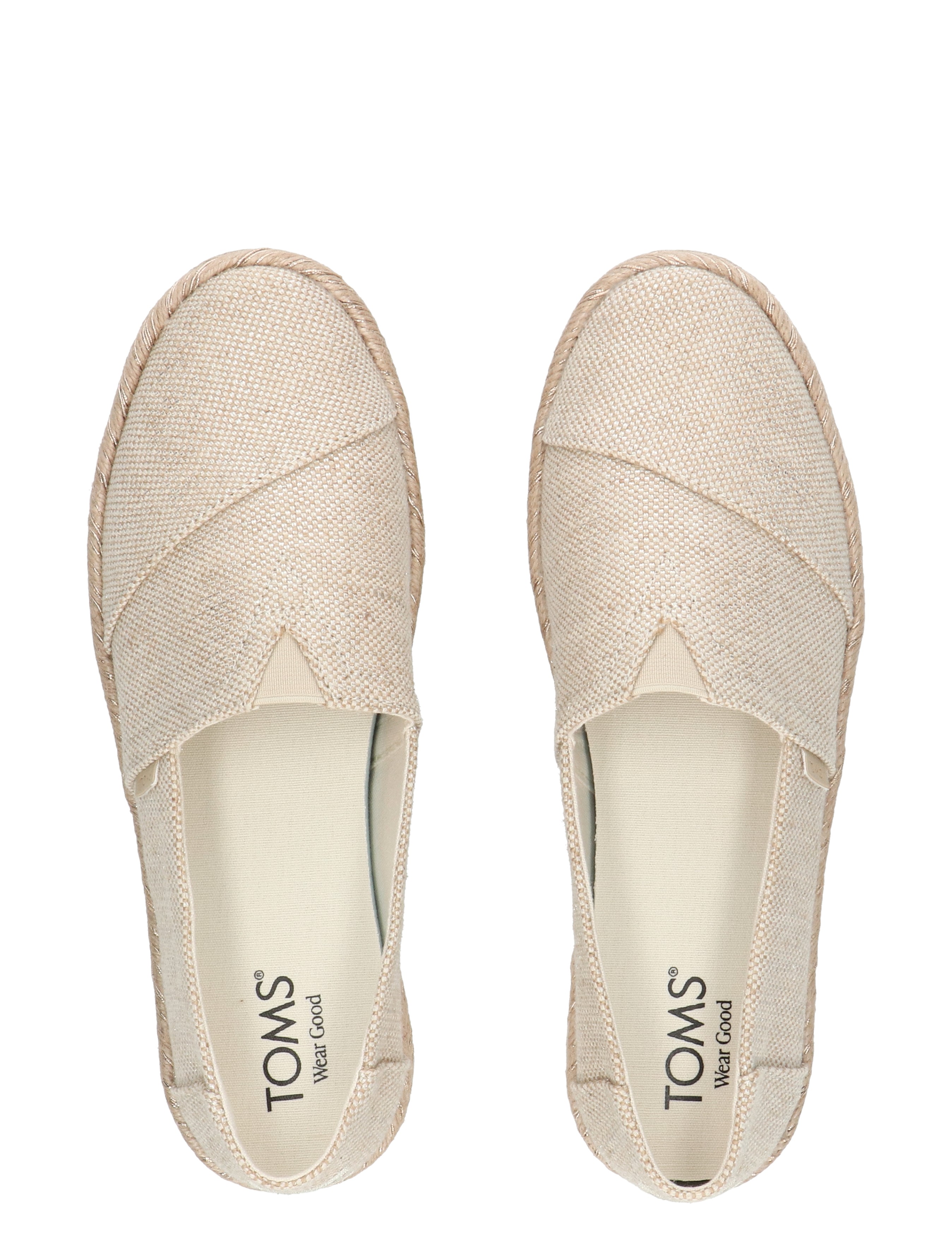 Toms - 10023022 Champagne Glimmer - Dames - Espadrilles - 50343_77_7