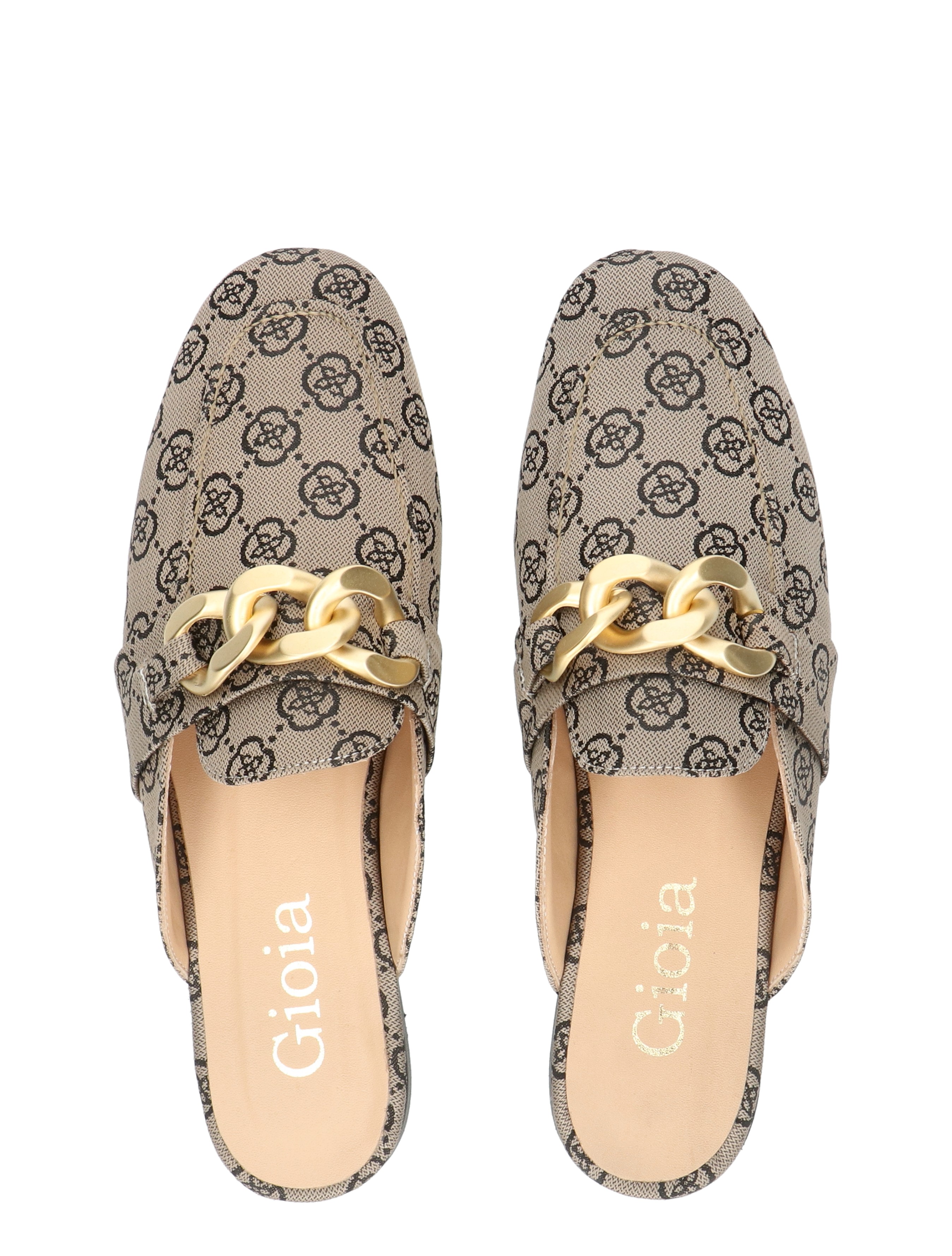 Gioia - Tianna 2610144 Textiel Flower Beige - Dames - Muiltjes - 50876_77_6