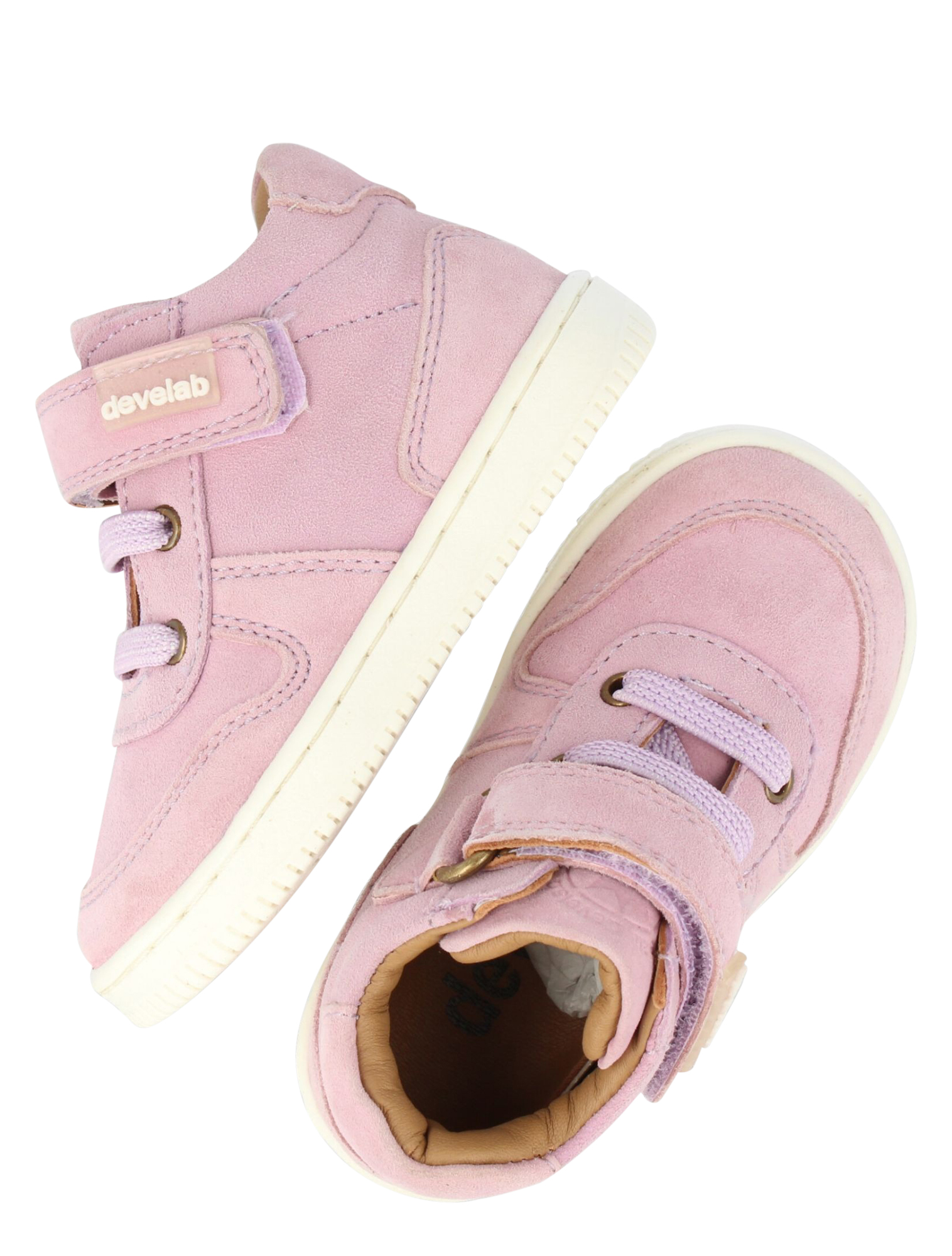 Develab - 44386 653 Purple Suede - Jongens - Babyshoenen - 48976_47_4