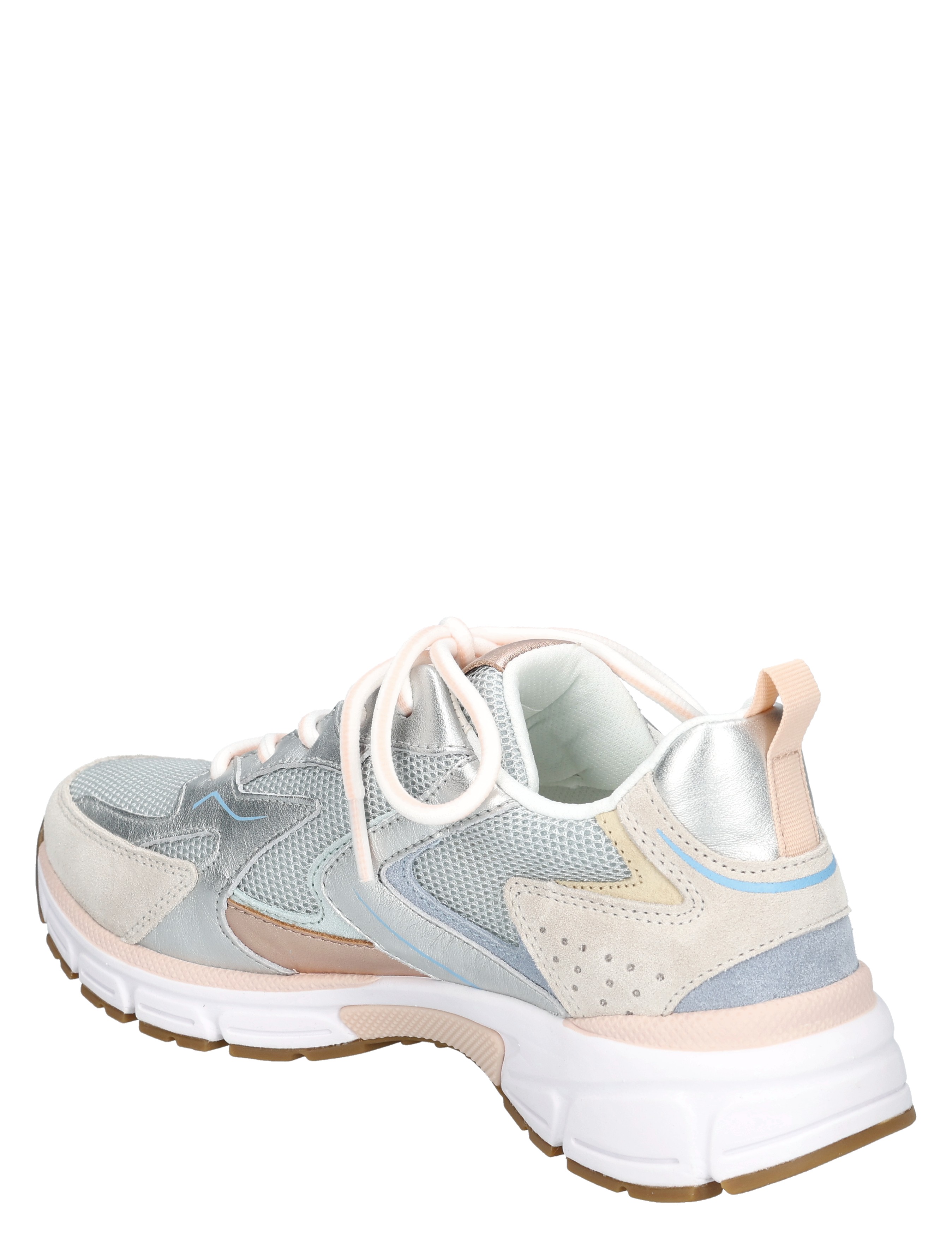 Gabor - 86.536.64 64 weiss/silber/pastell - Dames - Veterschoenen - Casual Veterschoenen - 50003_88_4