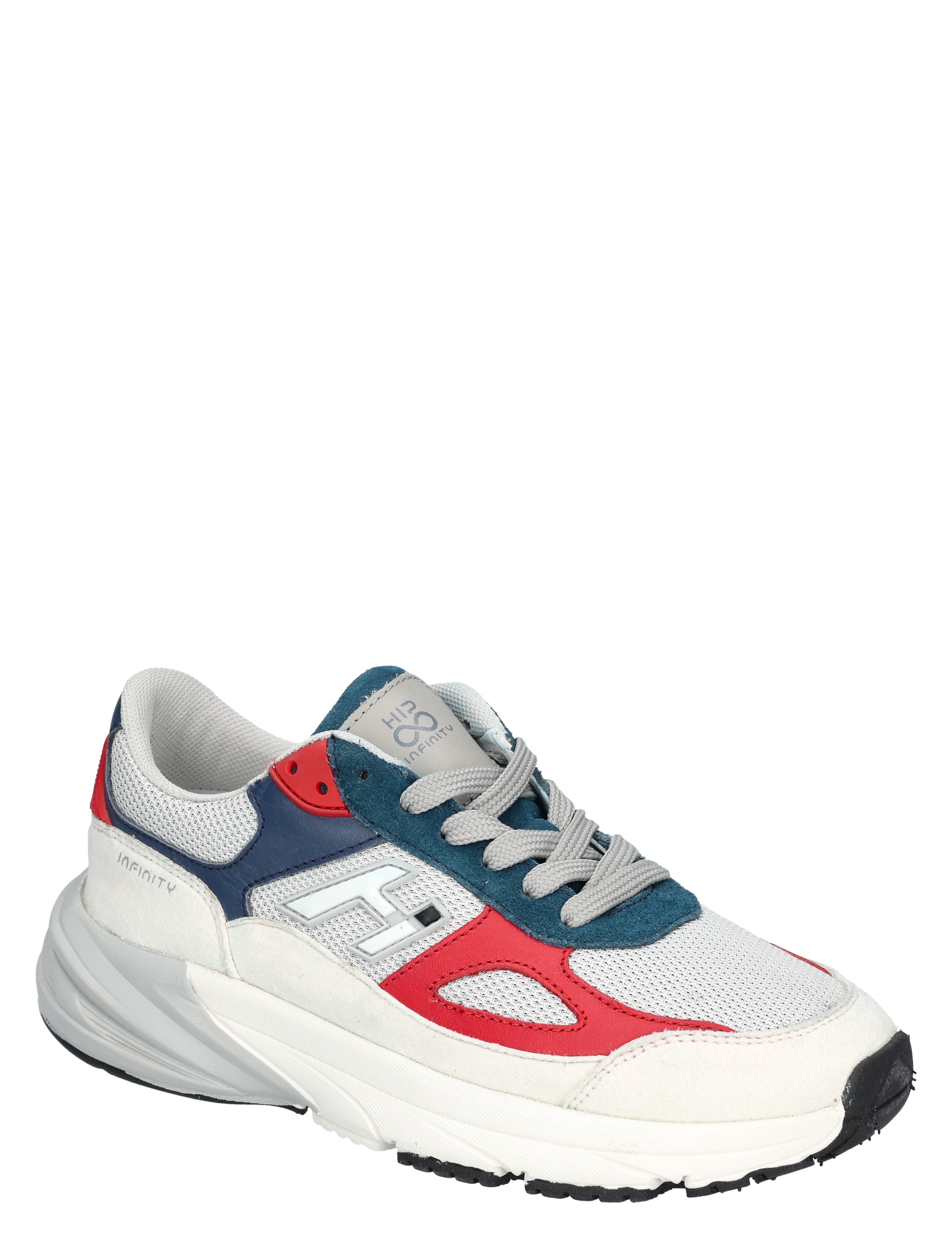 Hip - H1667 Red Combi - Sneakers - Lage Sneakers - Jongens - 50588_84_3