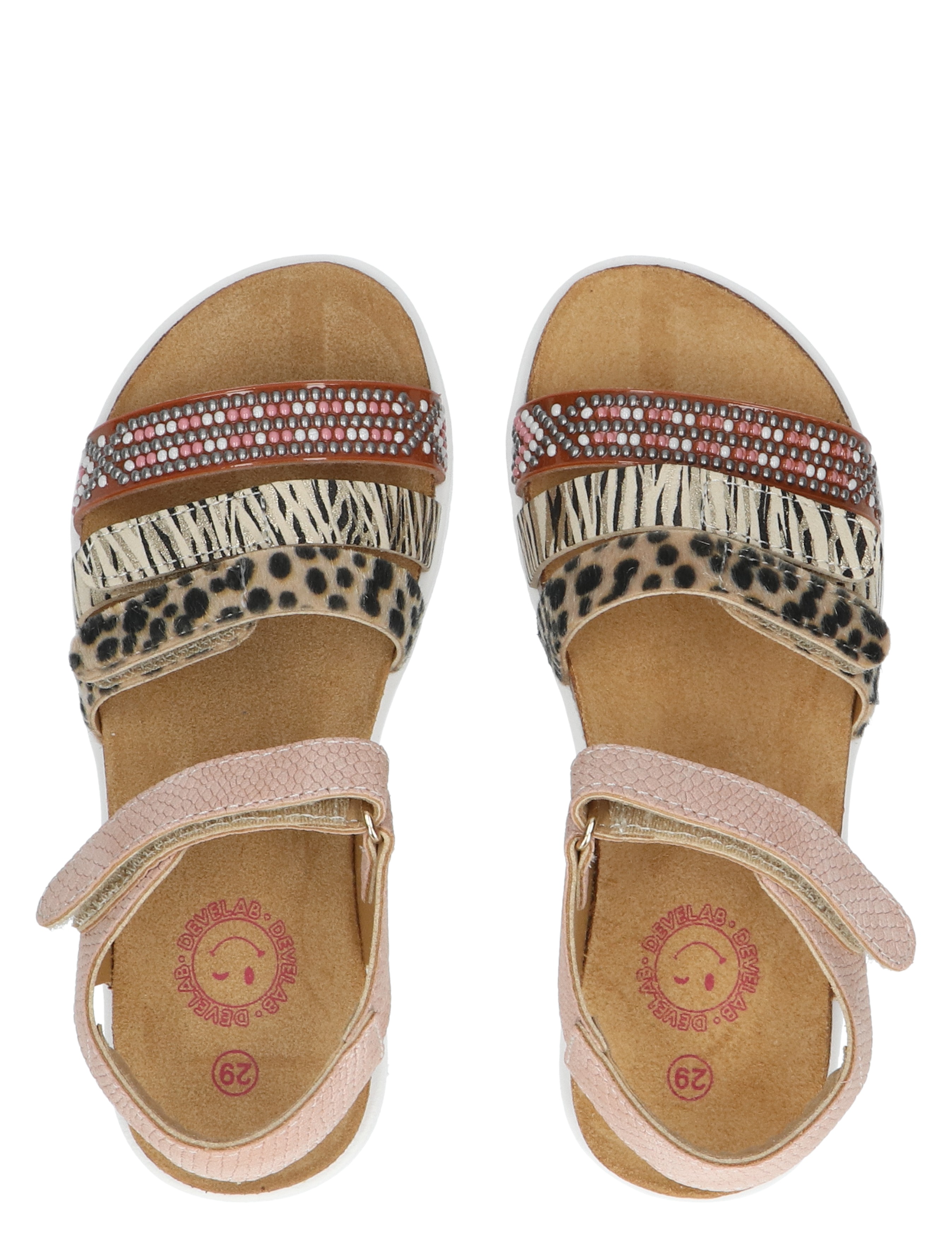 Develab - 48506 479 Old Pink Fantasy - Meisjes - Sandalen - 47186_48_7