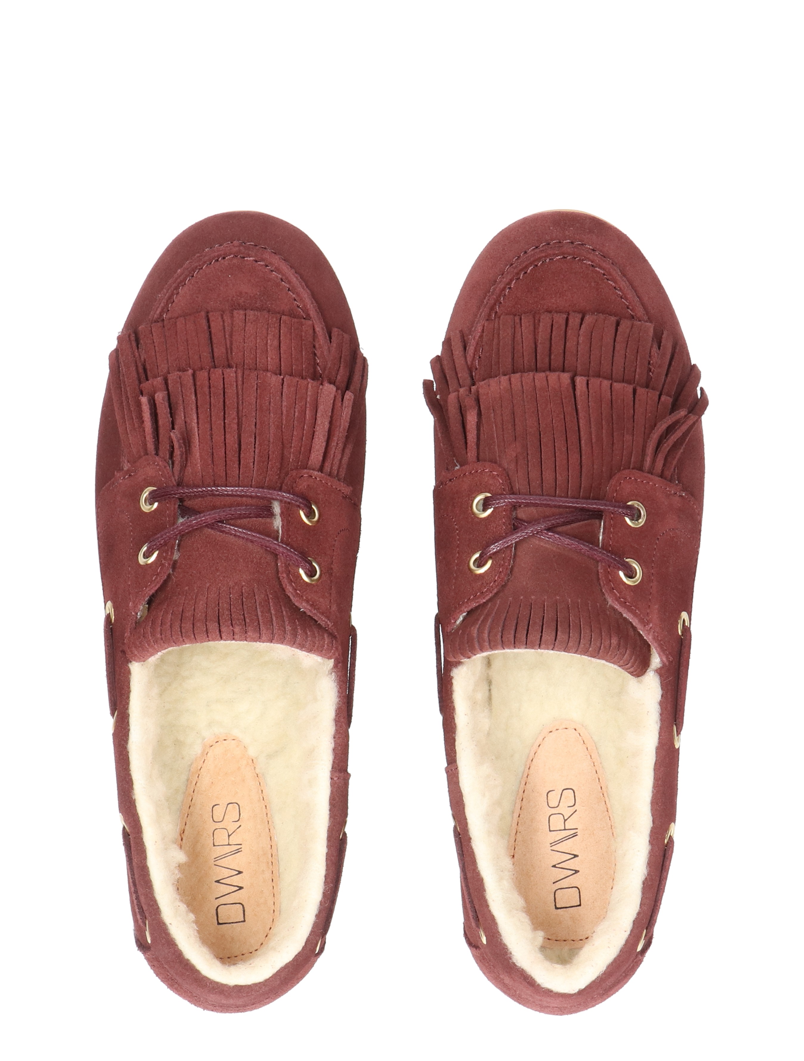 DWRS Label - Latty Fringes B11975-04 4578 Bordeaux - Dames - Sneakers - Lage Sneakers - 50361_42_7