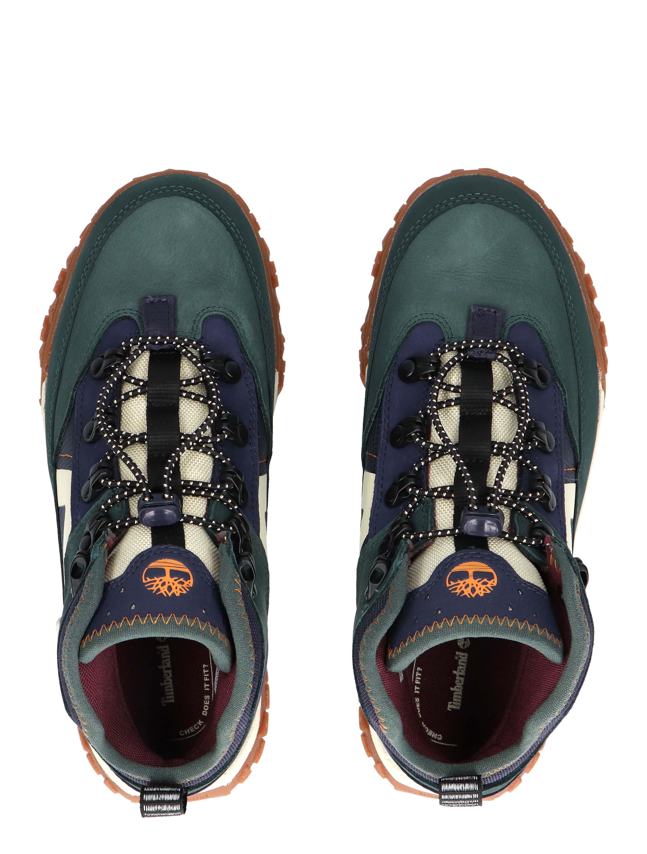 Timberland - Greenstride Motion Kid Dark Green Nubuck - Meisjes - Jongens - Veter Boots - Boots - Boots - Veter Boots - 48238_66_7