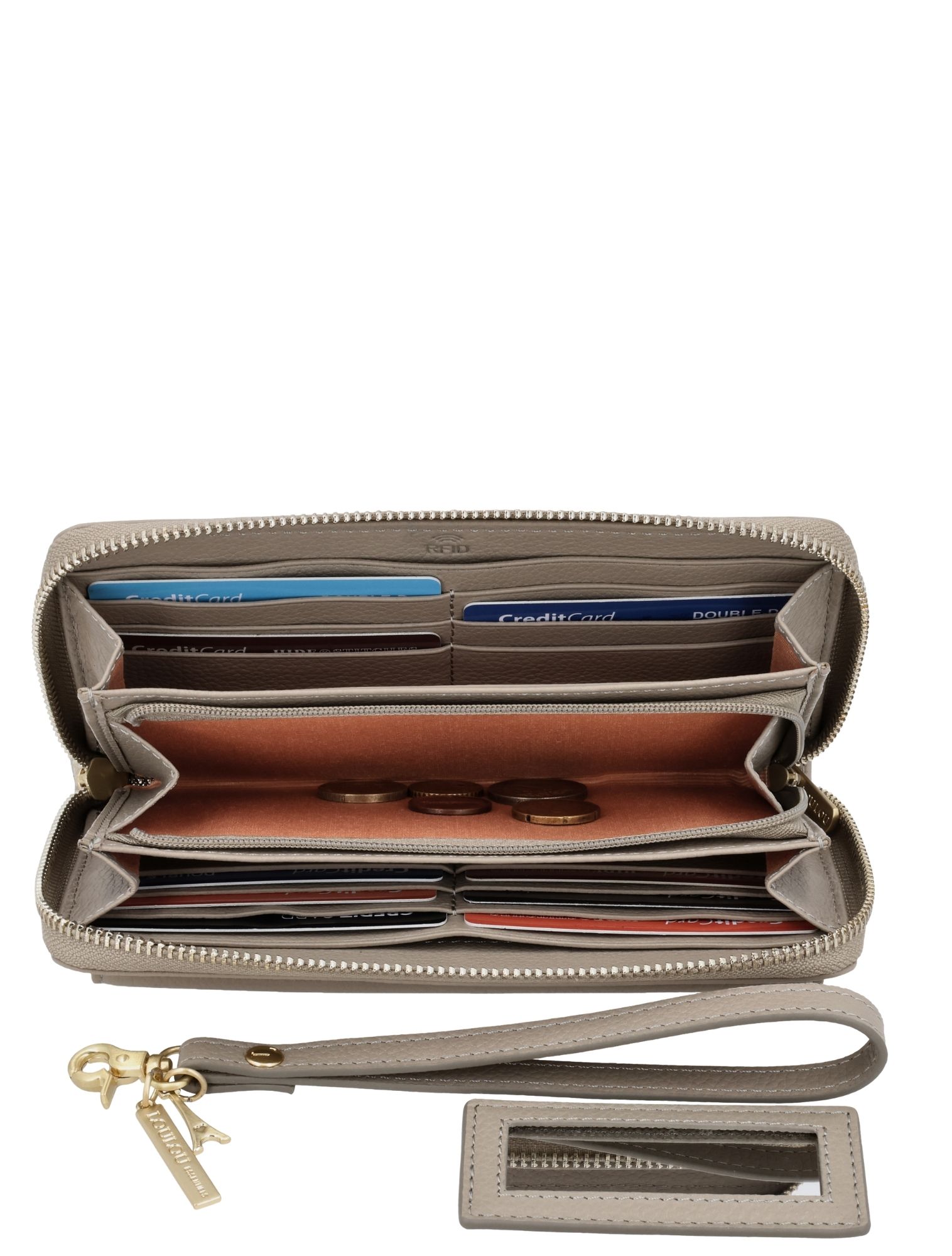 portemonnee, zipper, kaarthouder, riemportemonnee, cardholder