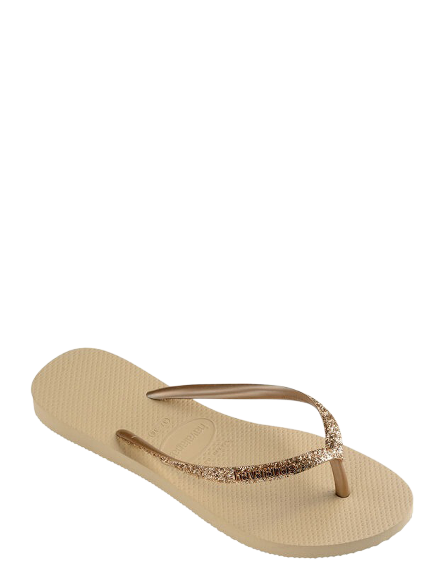 Havaianas - Slim Glitter II Sand Grey - Dames - Slippers - 50479_77_2