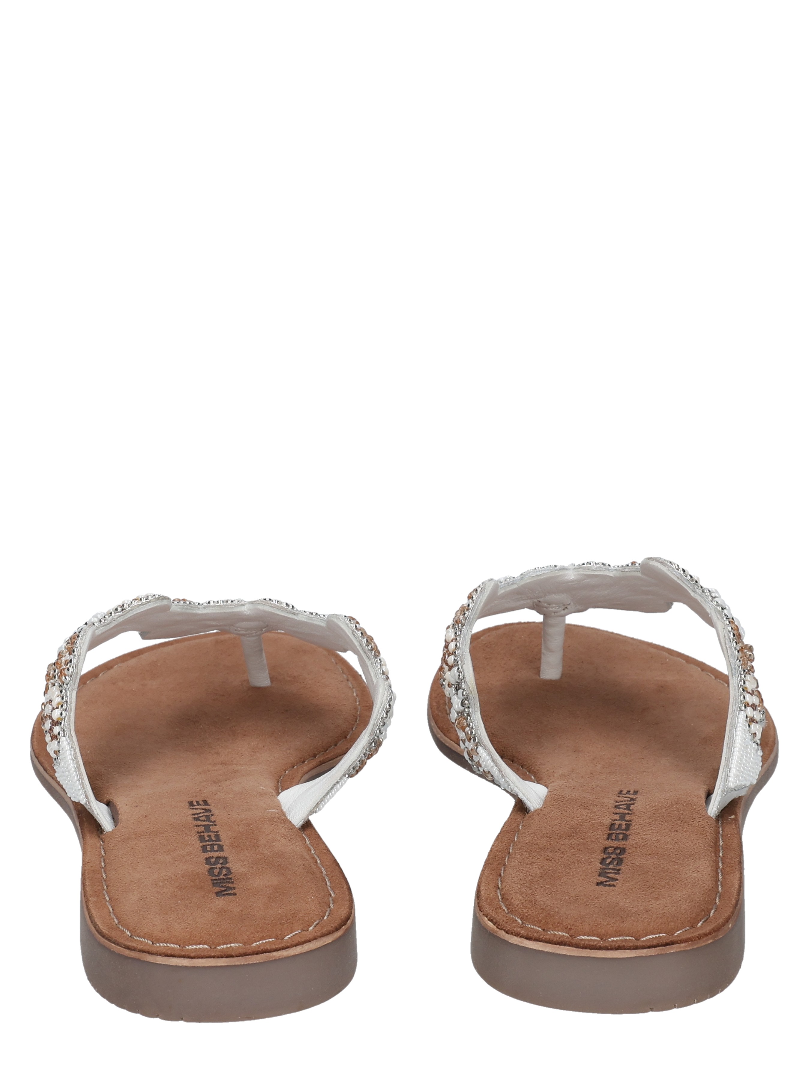 Miss Behave - IF6682 Off White Multi - Dames - Slippers - 50308_88_6