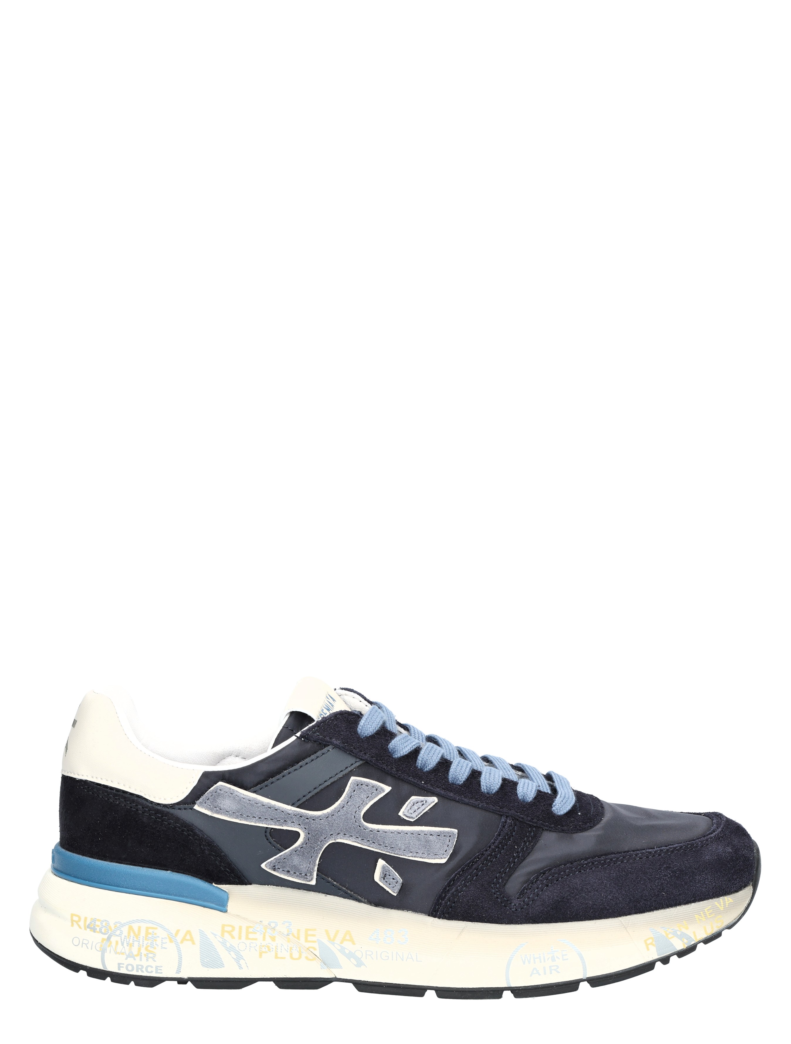 Premiata - Mick Men 7716 Blue - Heren - Lage Sneakers - Sneakers - 48275_33_1
