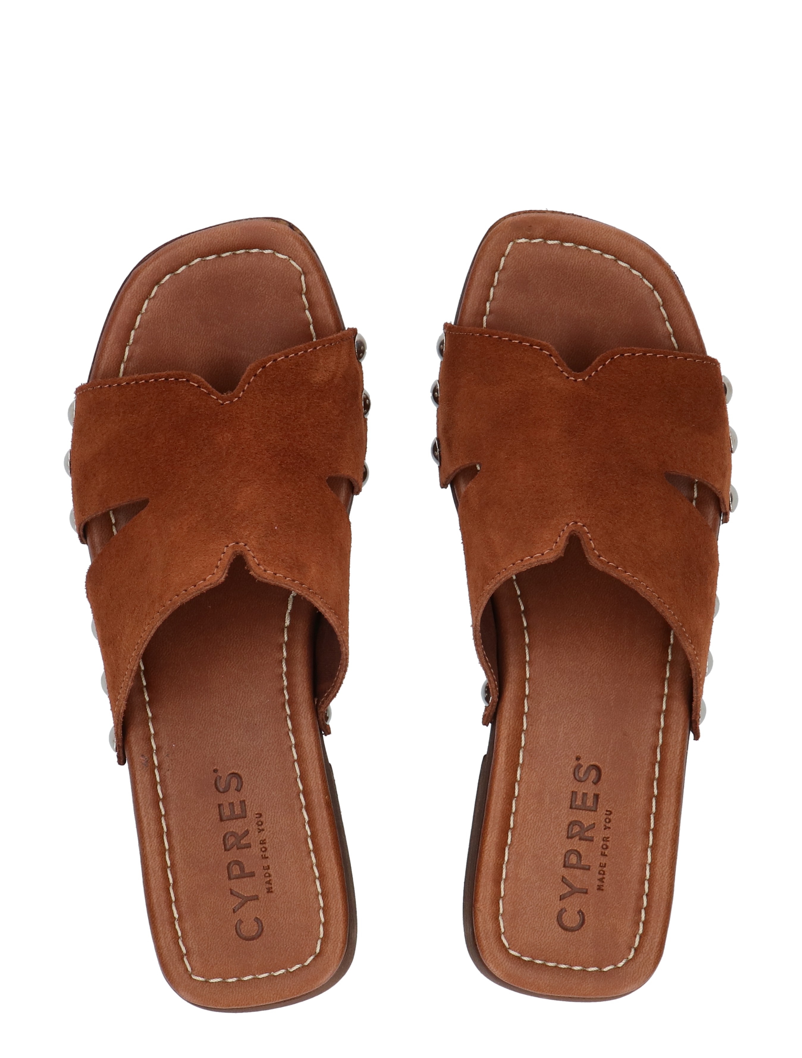Cypres - Ziare 2610705 Suede Brown - Dames - Muiltjes - 50310_22_7