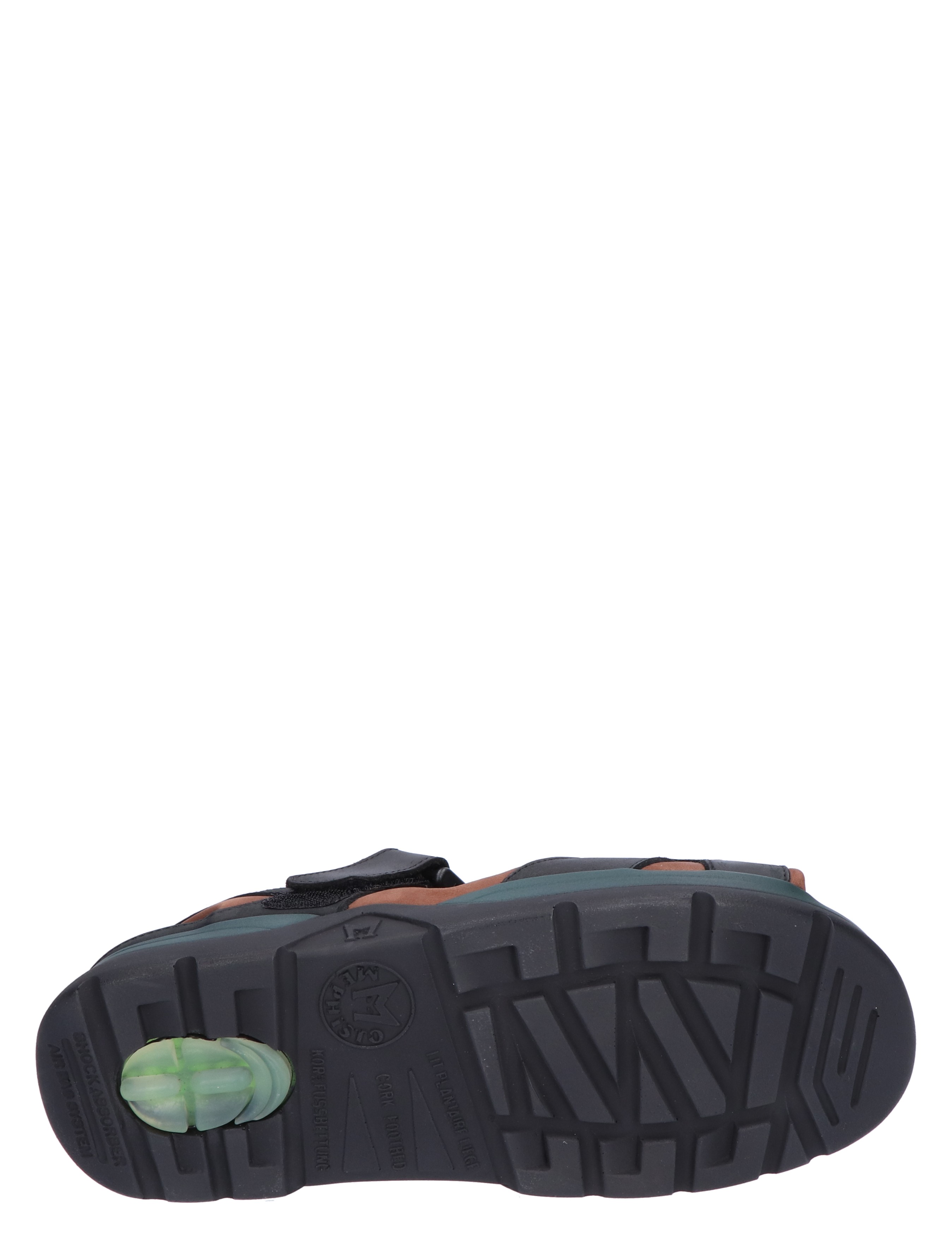 Mephisto - Shark Fit Dark Brown G-Wijdte - Heren - Sandalen - 10608_12_7