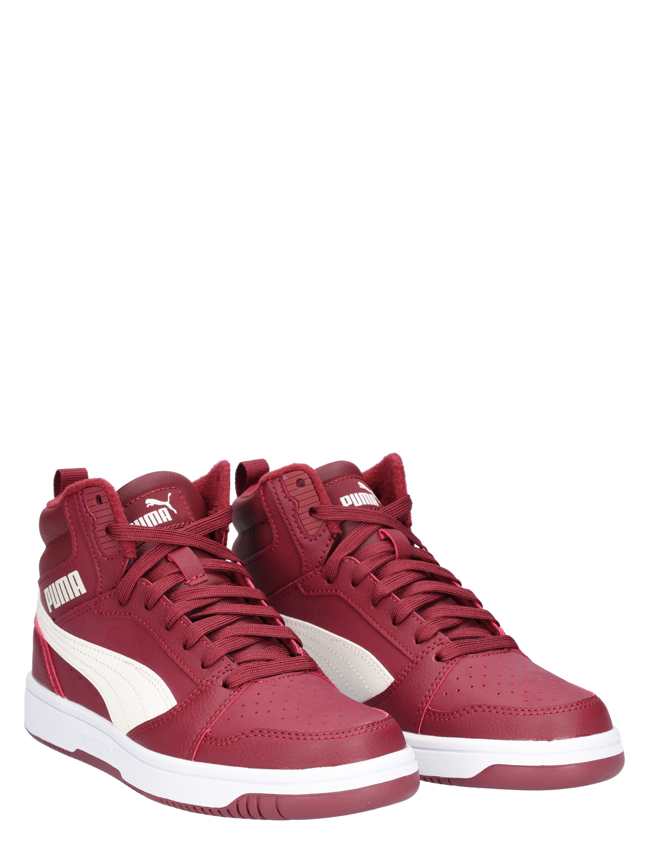 Puma - Rebound V6 Mid Weather Jr 07 Regal Red - Meisjes - Lage Sneakers - Sneakers - 48082_44_5