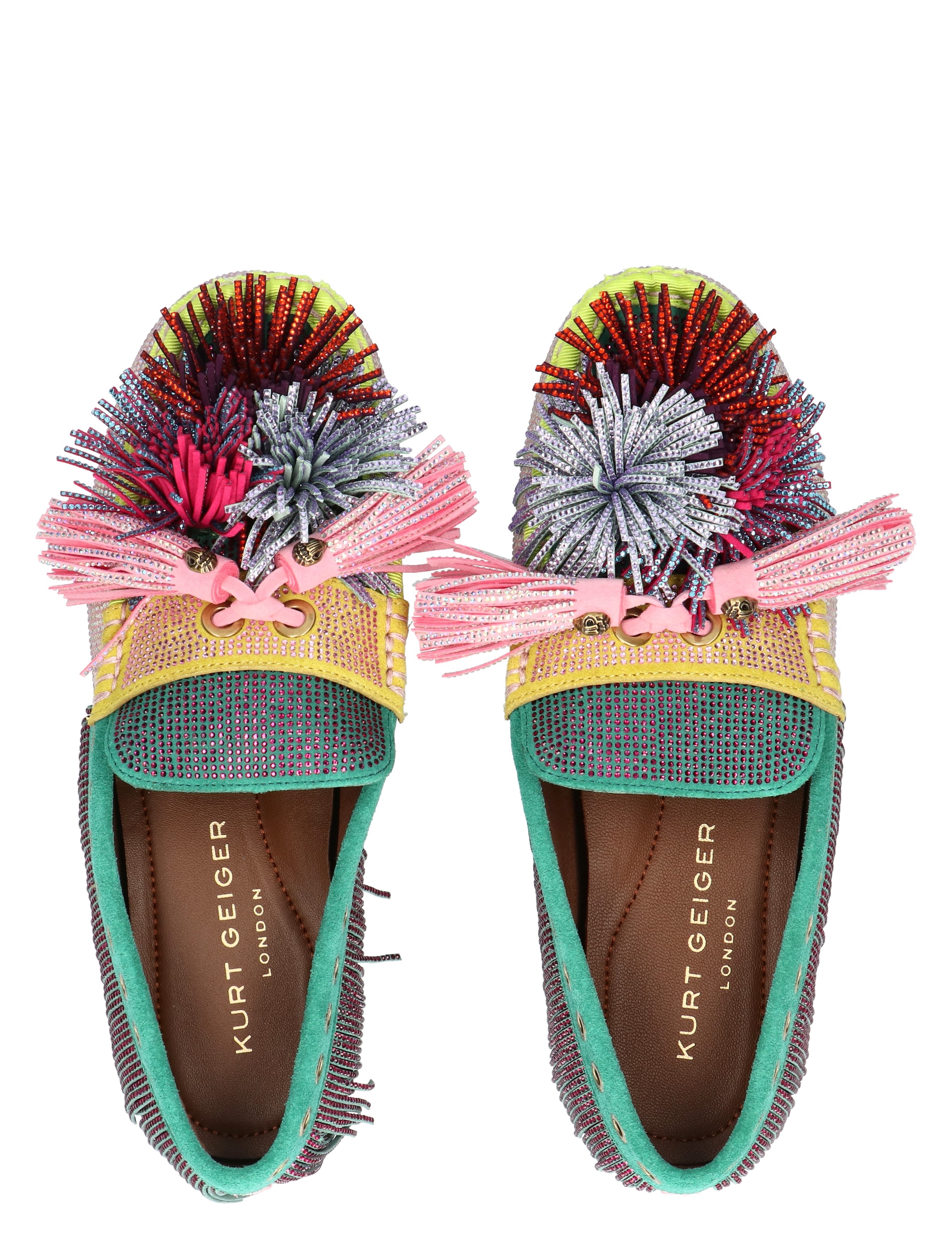 Kurt Geiger - PomPom Moccasin Other - Dames - Loafers - 49596_59_8