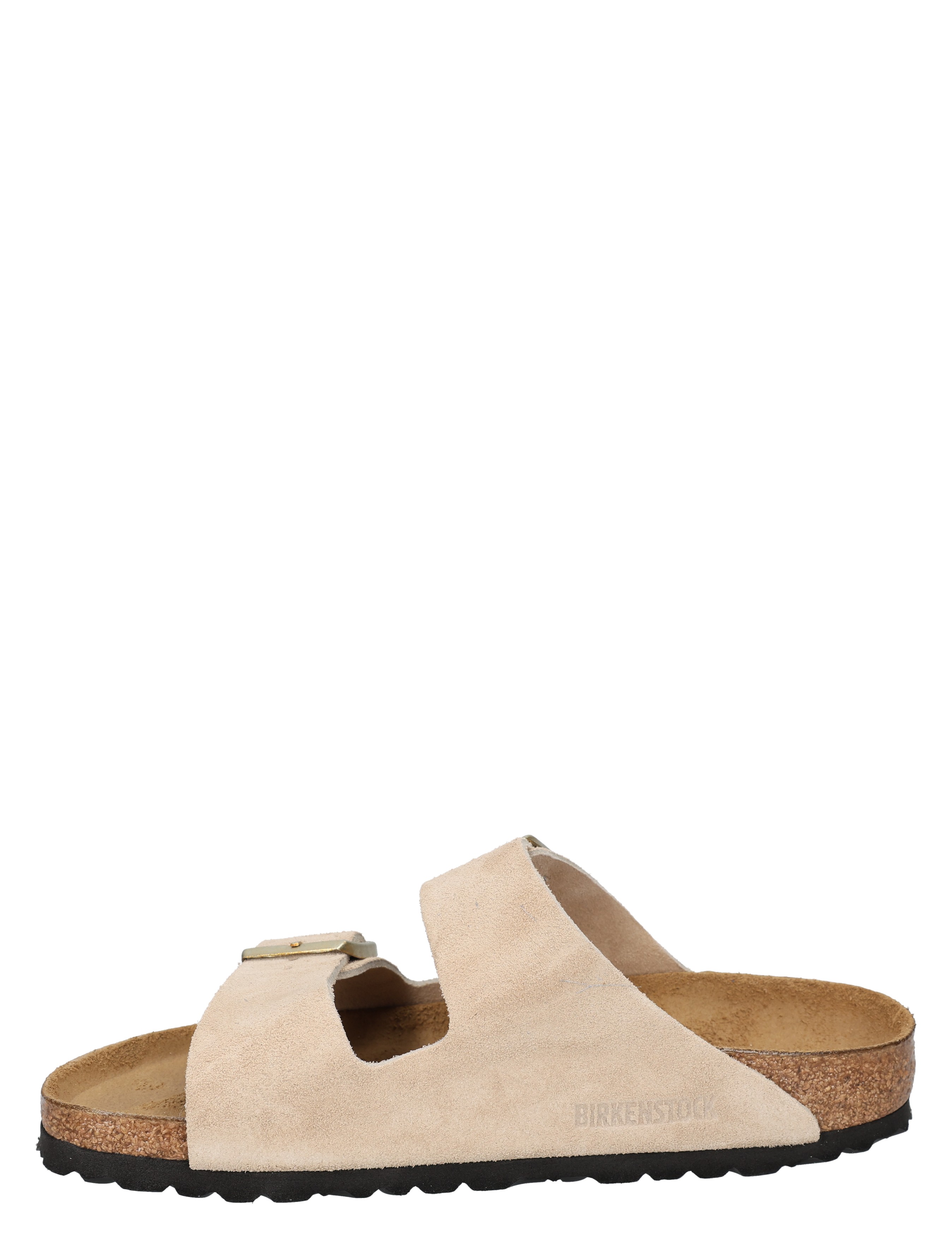 slippers, sandalen, suede, beige, kruimeligzool
