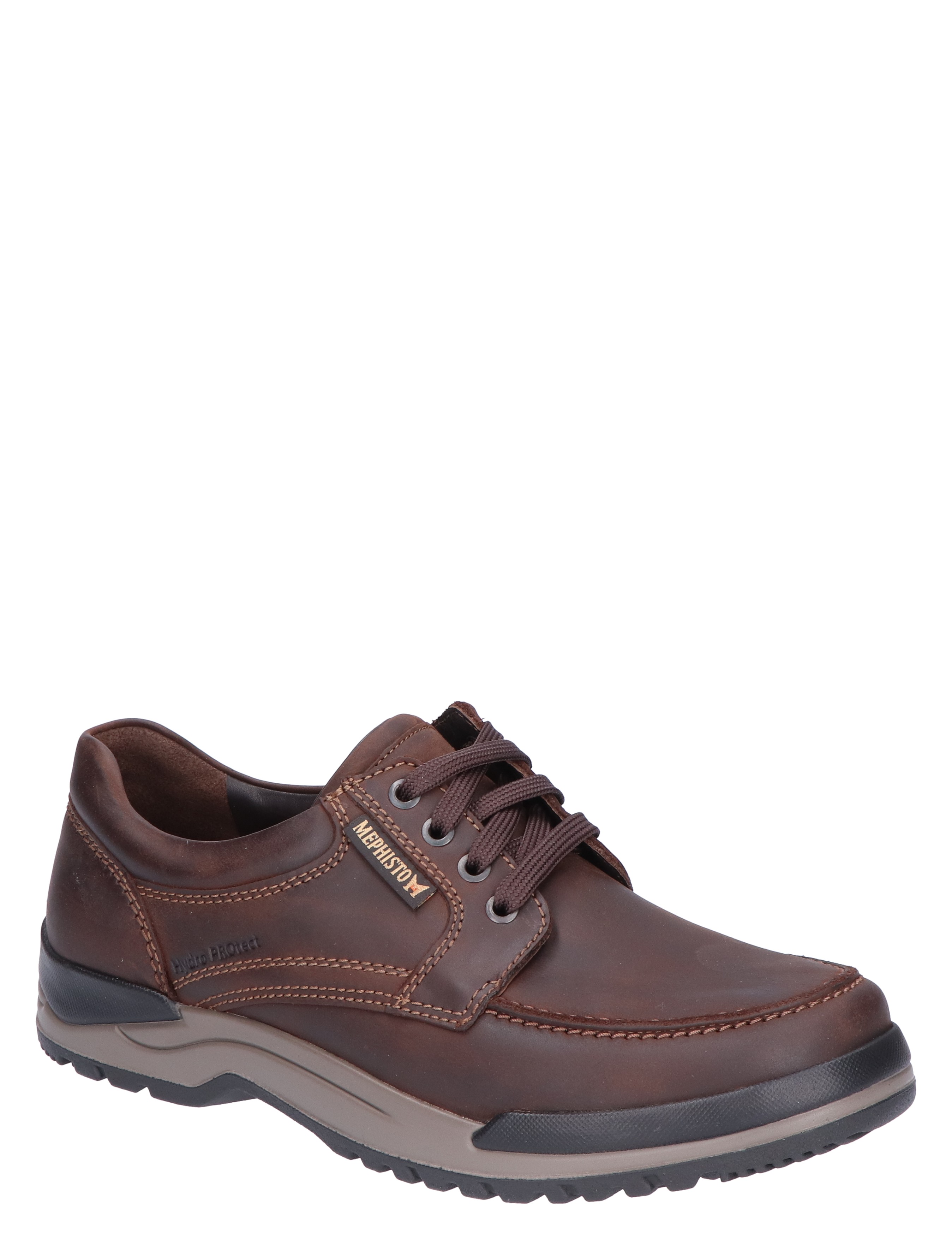 Mephisto - Charles Grizzly Dark Brown G-Wijdte - Heren - Veterschoenen - Casual Veterschoenen - 12231_22_3