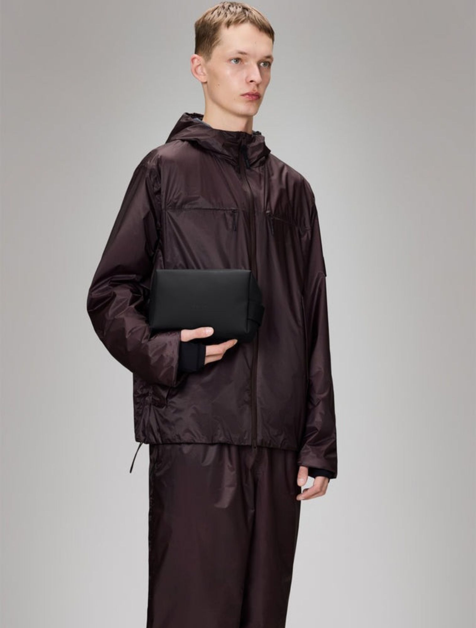 Rains - Wash Bag Small W3 01 Black - Dames - Schoudertassen - 48331_11_4