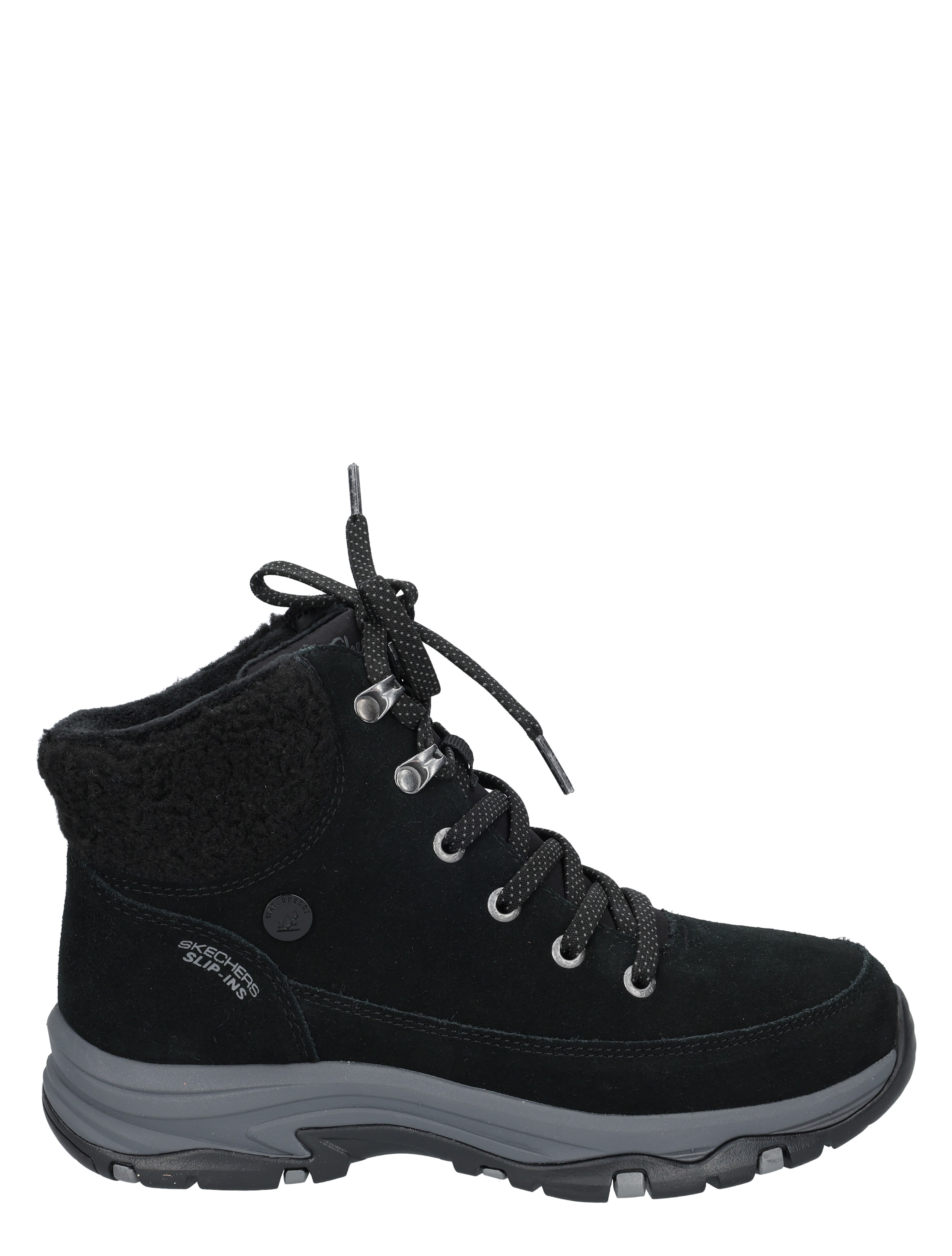 Skechers - Slip-In Waterproof Trego Snow Breeze Black - Boots - Dames - Veter Boots - 51595_11_1