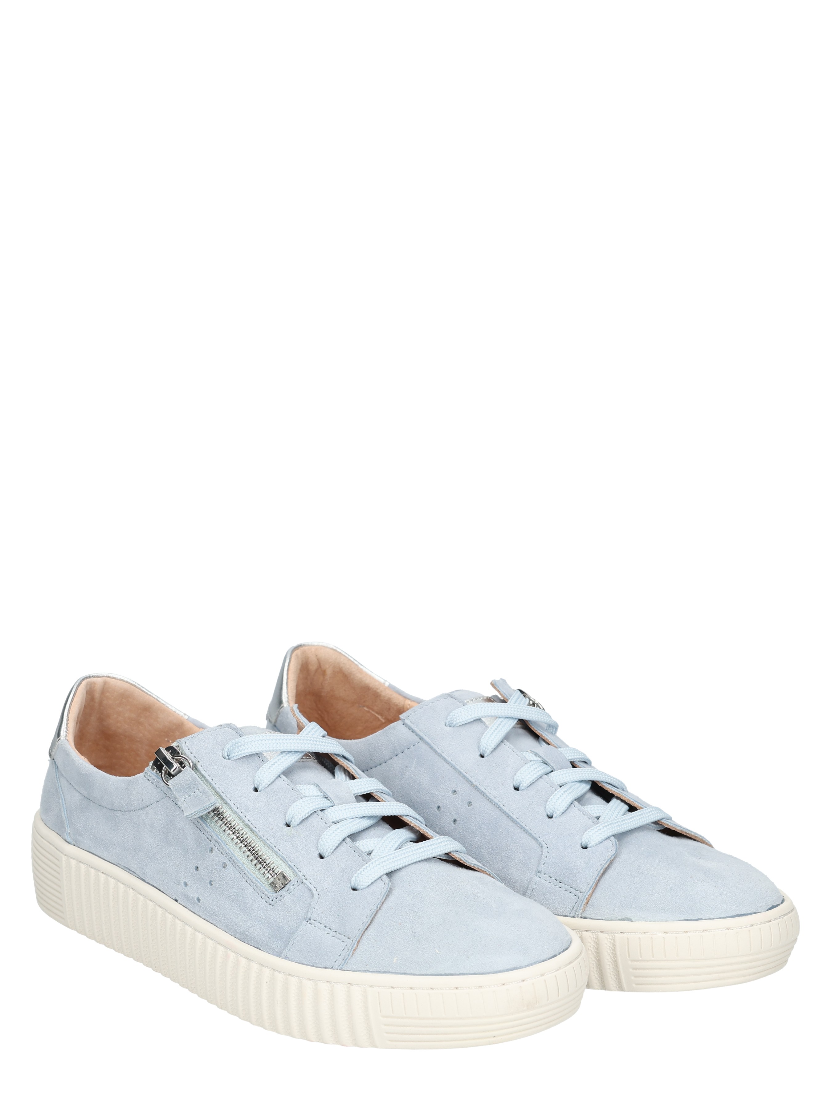 sneakers, lichte kleur, zachte stof, zijkant rits, platte zool
